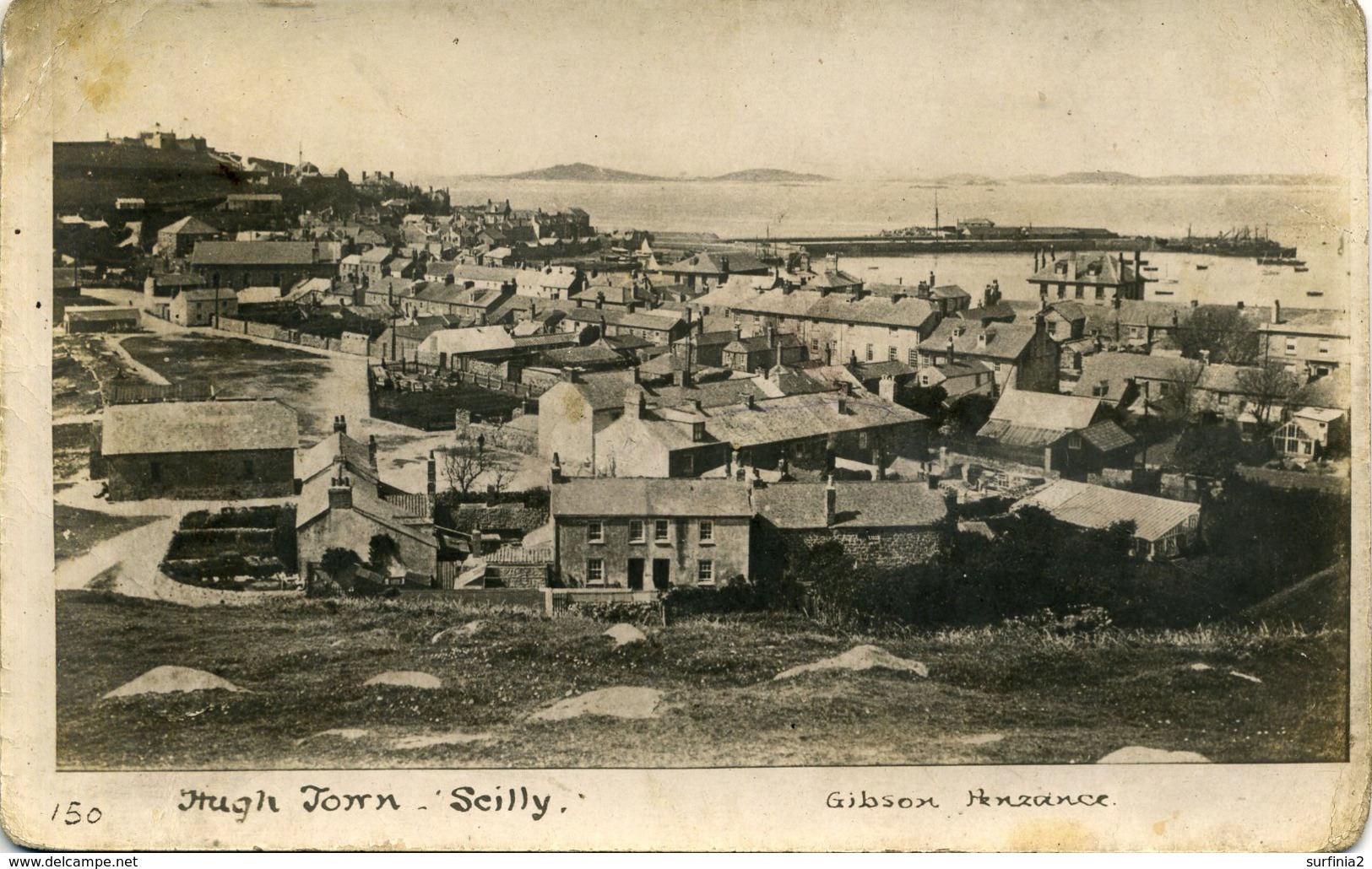 SCILLY ISLES - HUGH TOWN -  RP - GIBSON 150 Sc16 - Scilly Isles