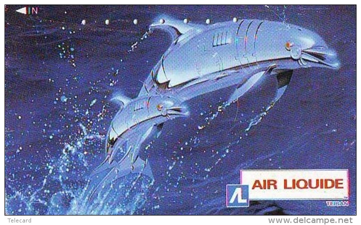 Télécarte Japon * DAUPHIN * DOLPHIN (846) Japan () Phonecard * DELPHIN * GOLFINO * DOLFIJN * - Dauphins