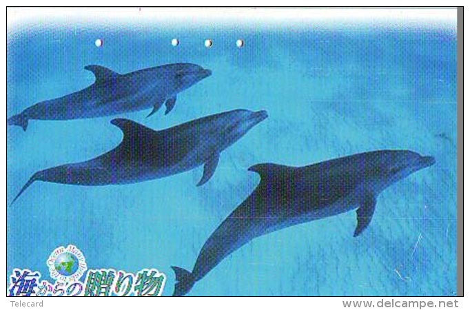 Télécarte Japon * DAUPHIN * DOLPHIN (868) Japan () Phonecard * DELPHIN * GOLFINO * DOLFIJN * - Dolfijnen