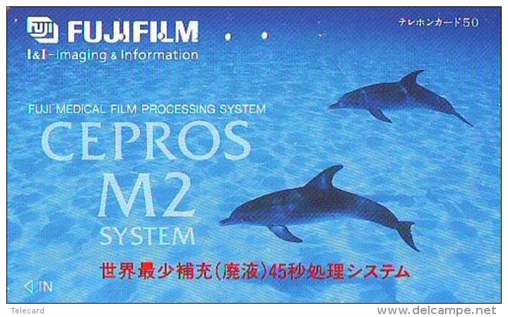 Télécarte Japon * DAUPHIN * DOLPHIN (871) Japan () Phonecard * DELPHIN * GOLFINO * DOLFIJN * - Dolphins