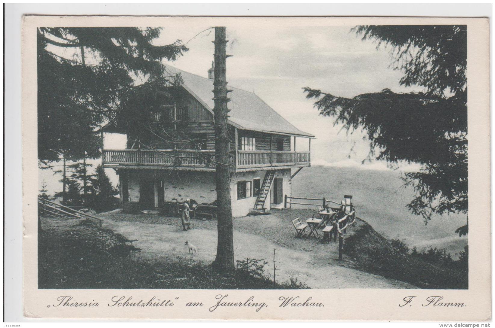 AK - JAUERLING - Theresia Schutzhütte Auf Der Karlshöhe 1928 - Krems An Der Donau