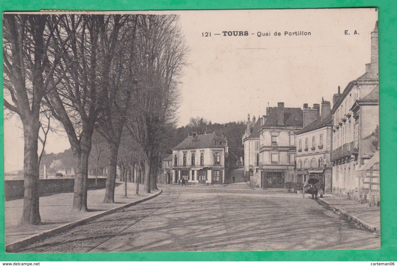 37 - Tours - Quai De Portillon - Editeur: E.A N°121 - Tours