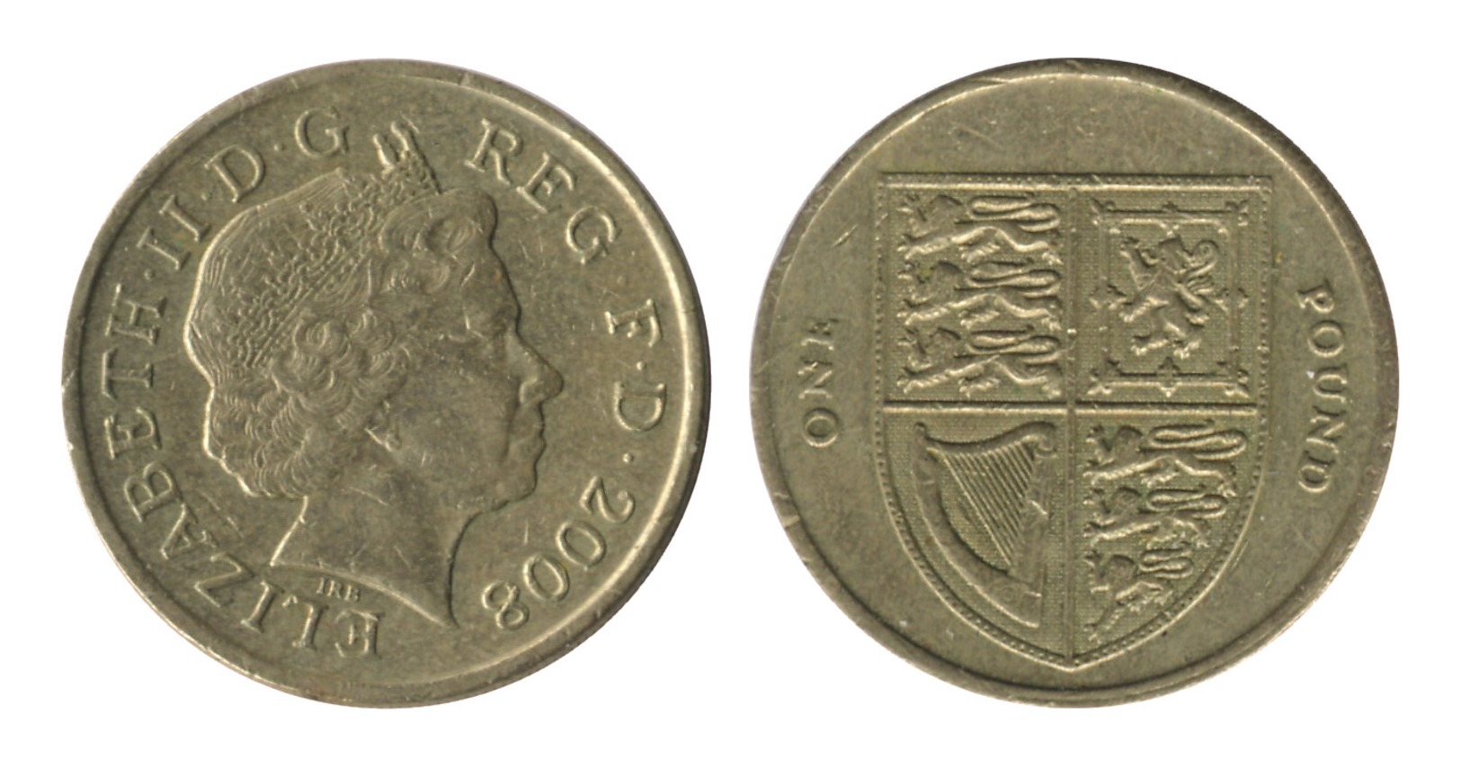 Great Britain / 2008 / 1 Pound / KM# 1113 / VF - 1 Pound