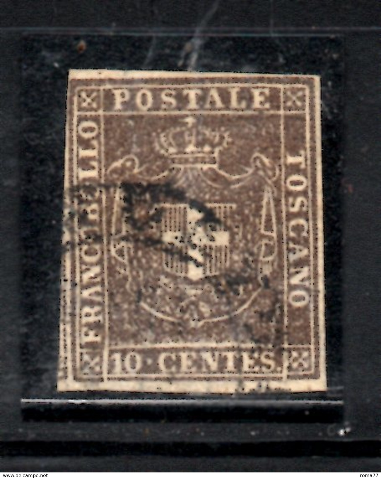 ASI929 AK - TOSCANA , 10 CENTESIMI N. 19 USATO - Toskana