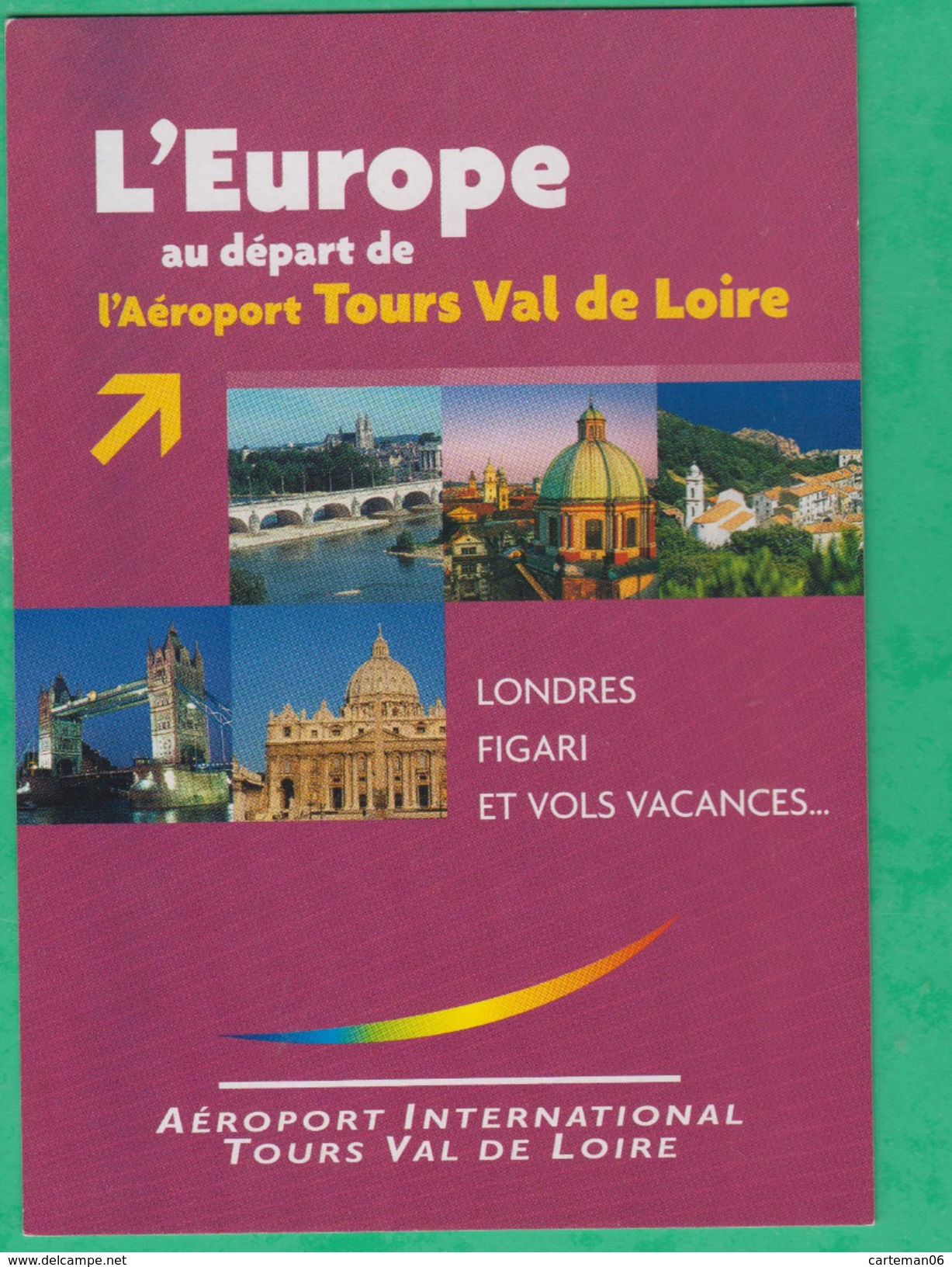 37 - Tours - L'Europe Au Départ De L'Aéroport Tours Val De Loire - Tours