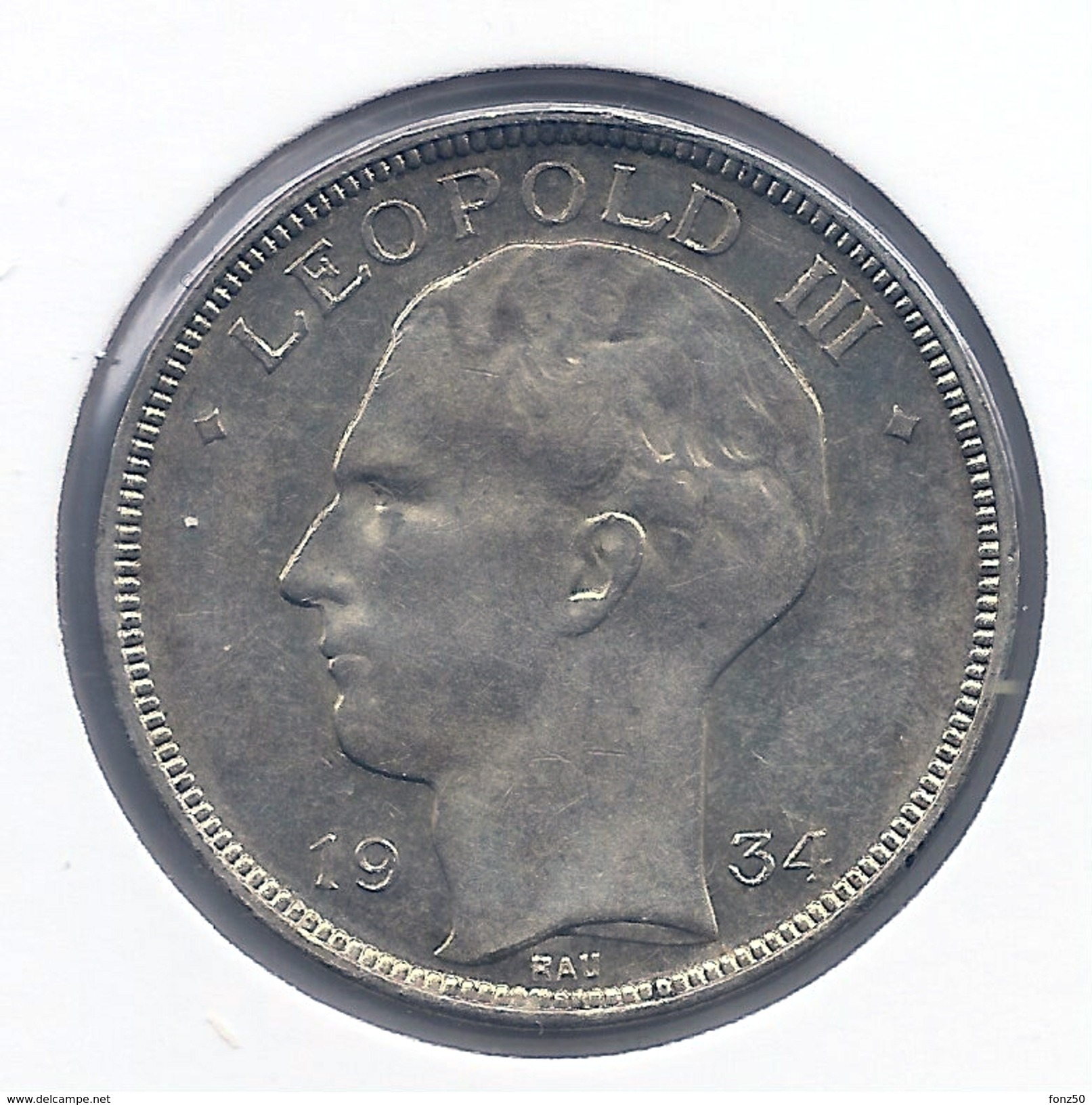 LEOPOLD III * 20 Frank 1934 Frans/vlaams  Pos.A * Prachtig * Nr 8583 - 20 Francs
