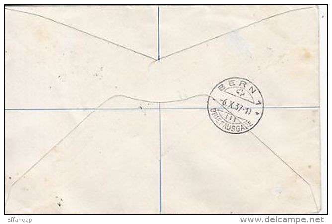 Tonga: 2 Registered Covers, Niuafo'ou To Berne, Switzerland, 18 Aug-6 Oct 1937 - Tonga (...-1970)