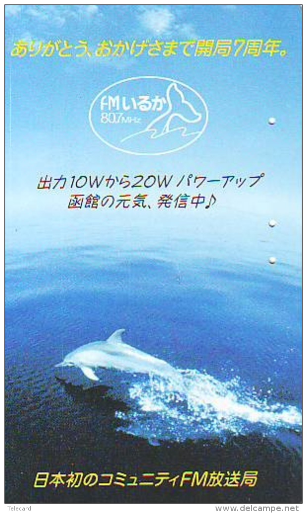 Télécarte Japon * DAUPHIN * DOLPHIN (885) Japan () Phonecard * DELPHIN * GOLFINO * DOLFIJN * - Dauphins