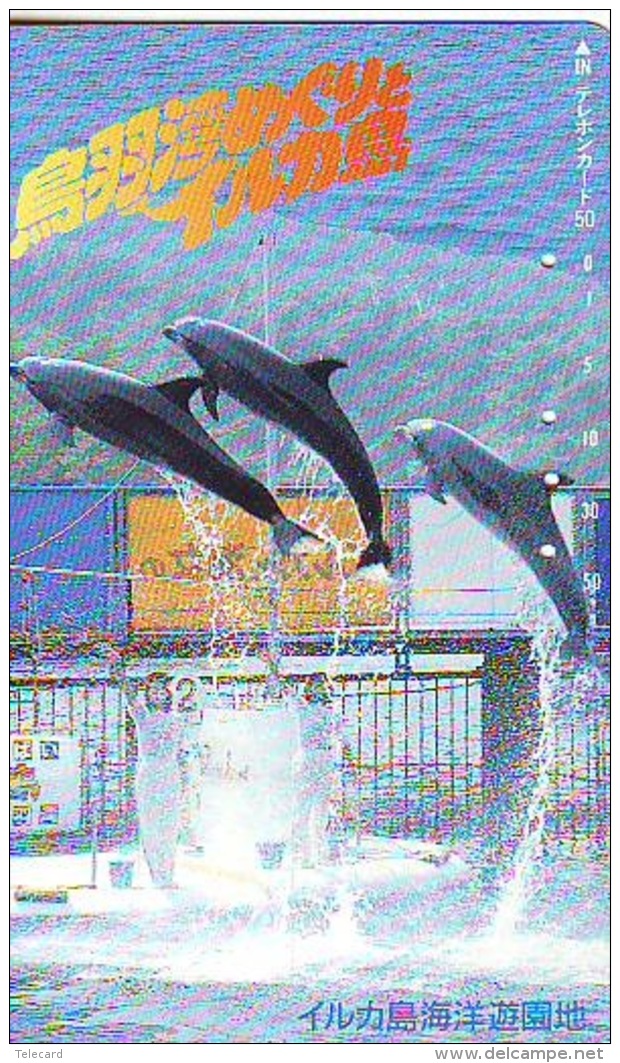 Télécarte Japon * DAUPHIN * DOLPHIN (900) Japan () Phonecard * DELPHIN * GOLFINO * DOLFIJN * - Delfines