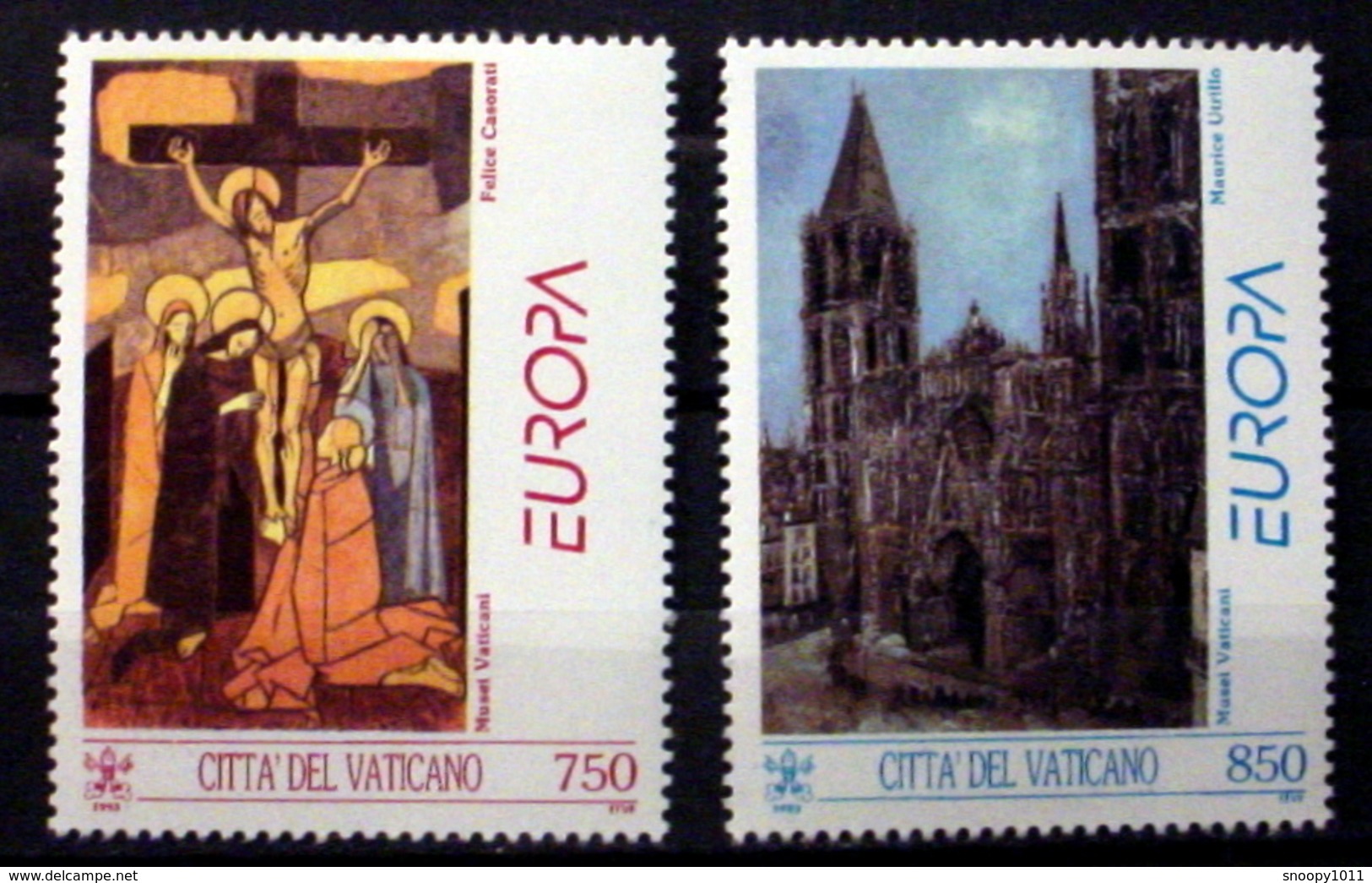 VATICAN CITY # 932-933.  Europa - Contemporary Art. . MNH (**) - Neufs