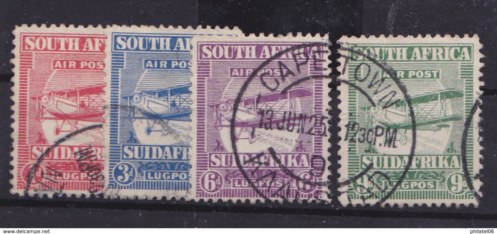 AFRIQUE DU SUD PA 1/4 OBLITERE  TB  COTE: 125 EUROS - Used Stamps