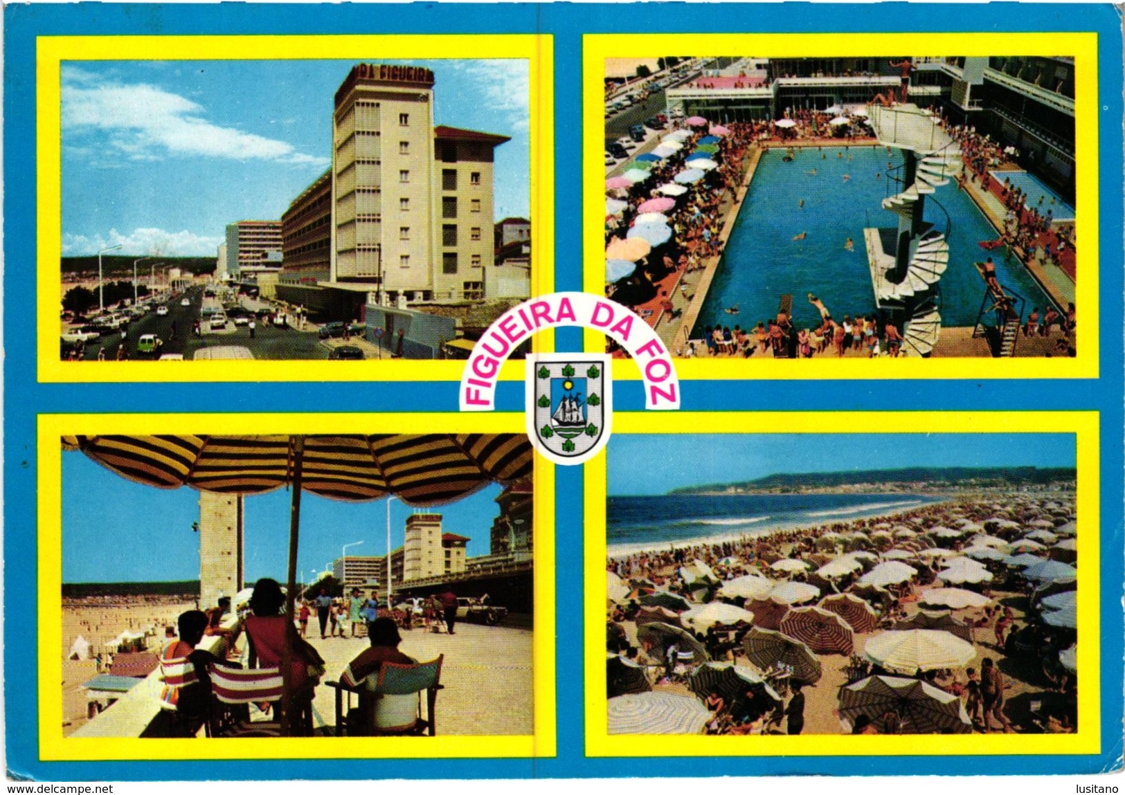 FIGUEIRA DA FOZ - CIRDCULADO COM SELO STAMP TIMBRE 1975 - Portugal - Coimbra