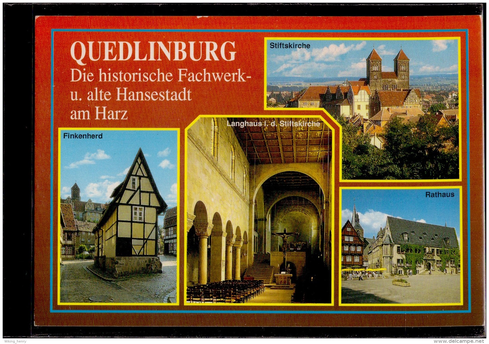 Quedlinburg - Mehrbildkarte 3 - Quedlinburg