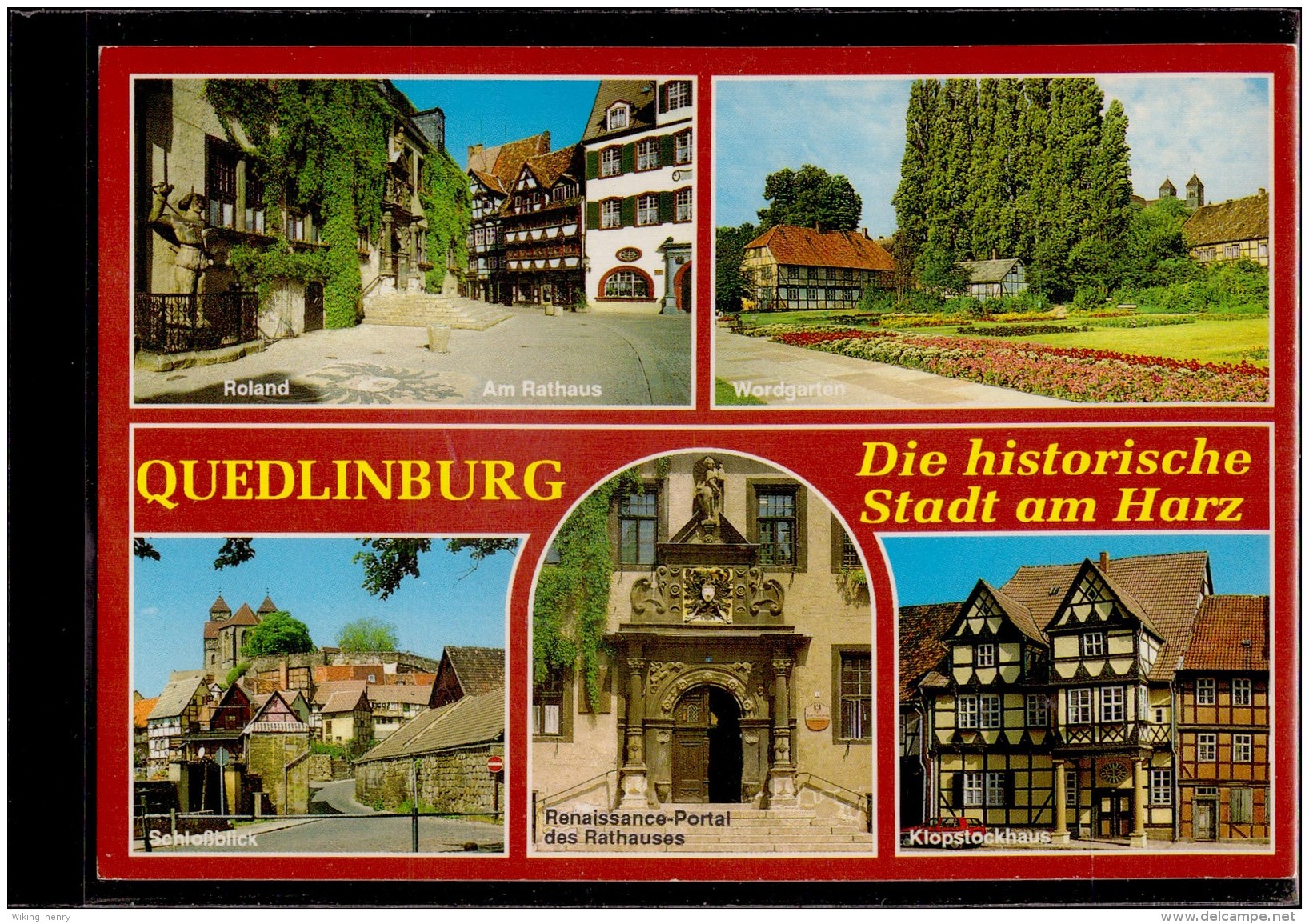 Quedlinburg - Mehrbildkarte 4 - Quedlinburg