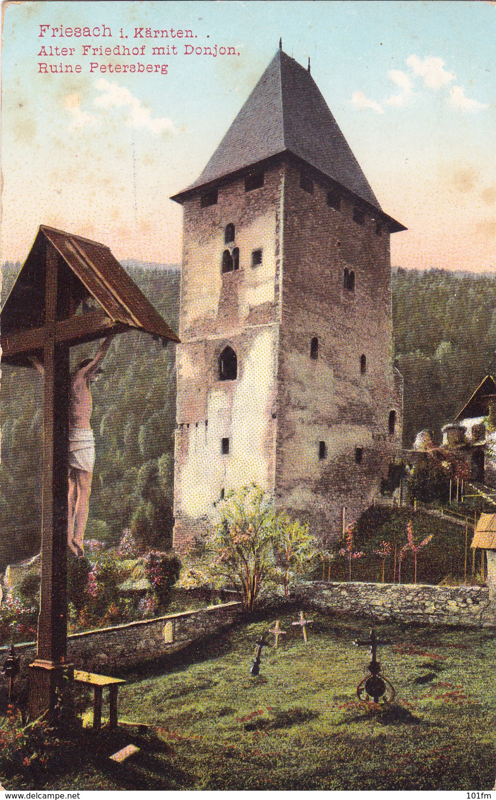 AUSTRIA - FRIESACH IN KARNTEN, RUINE PETERSBERG - Friesach