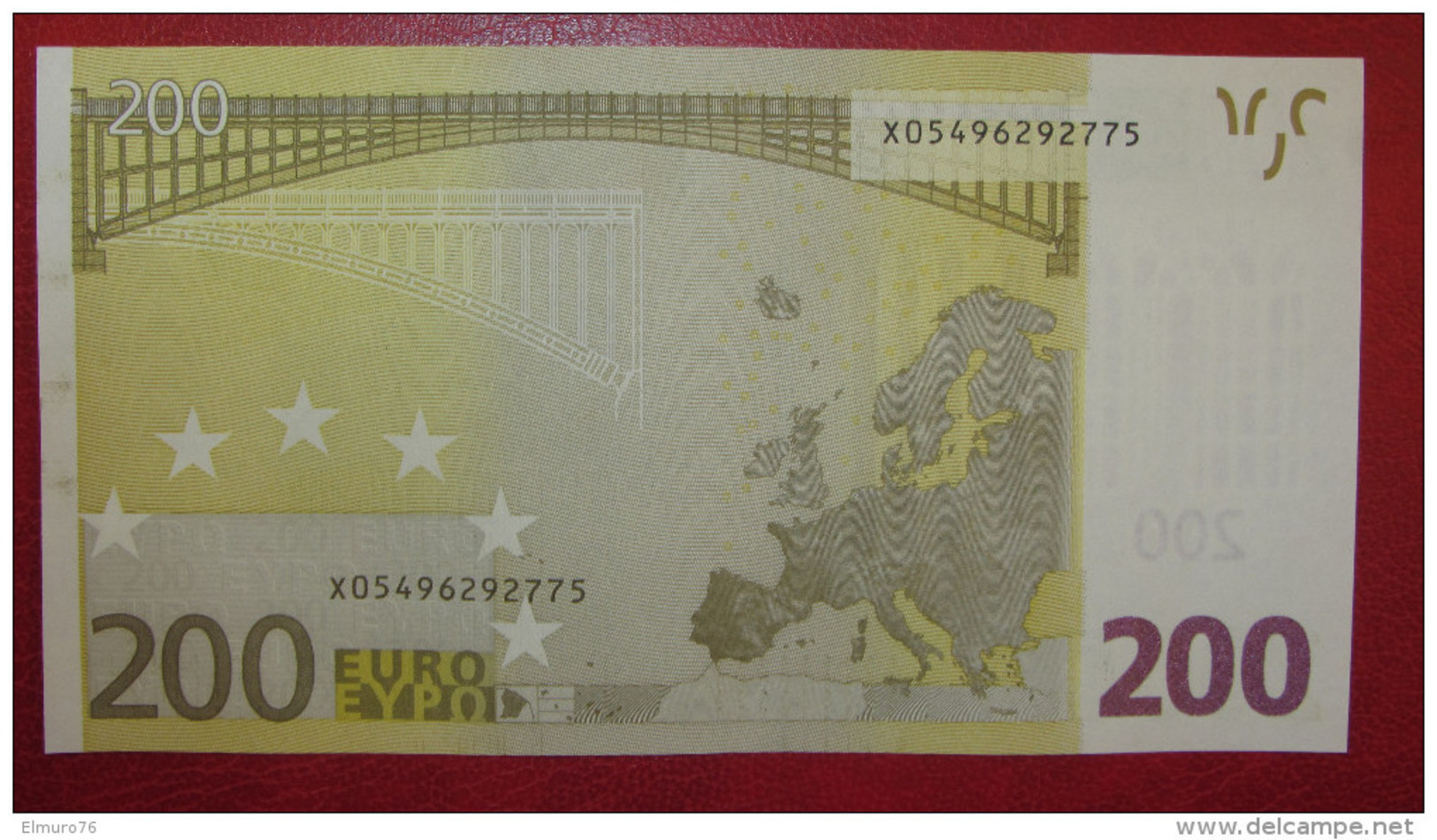 200 Euro E002H3 Draghi Germany Serie X05 About UNC - 200 Euro