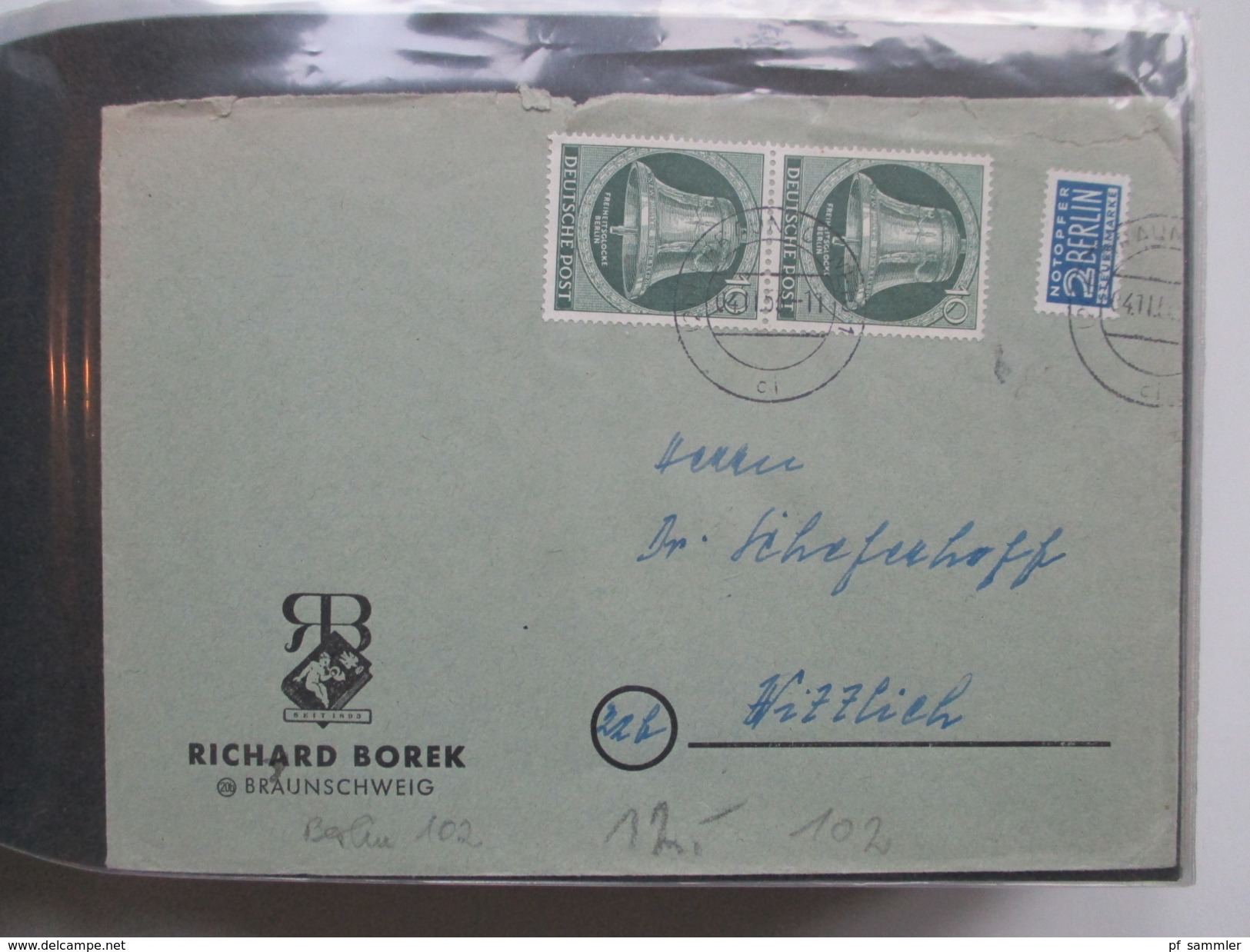 Berlin Belegesammlung 100 Briefe. Bedarf / FDC 1953 - 1972. Interessante Stücke / Stöberposten! Hoher Katalogwert!!