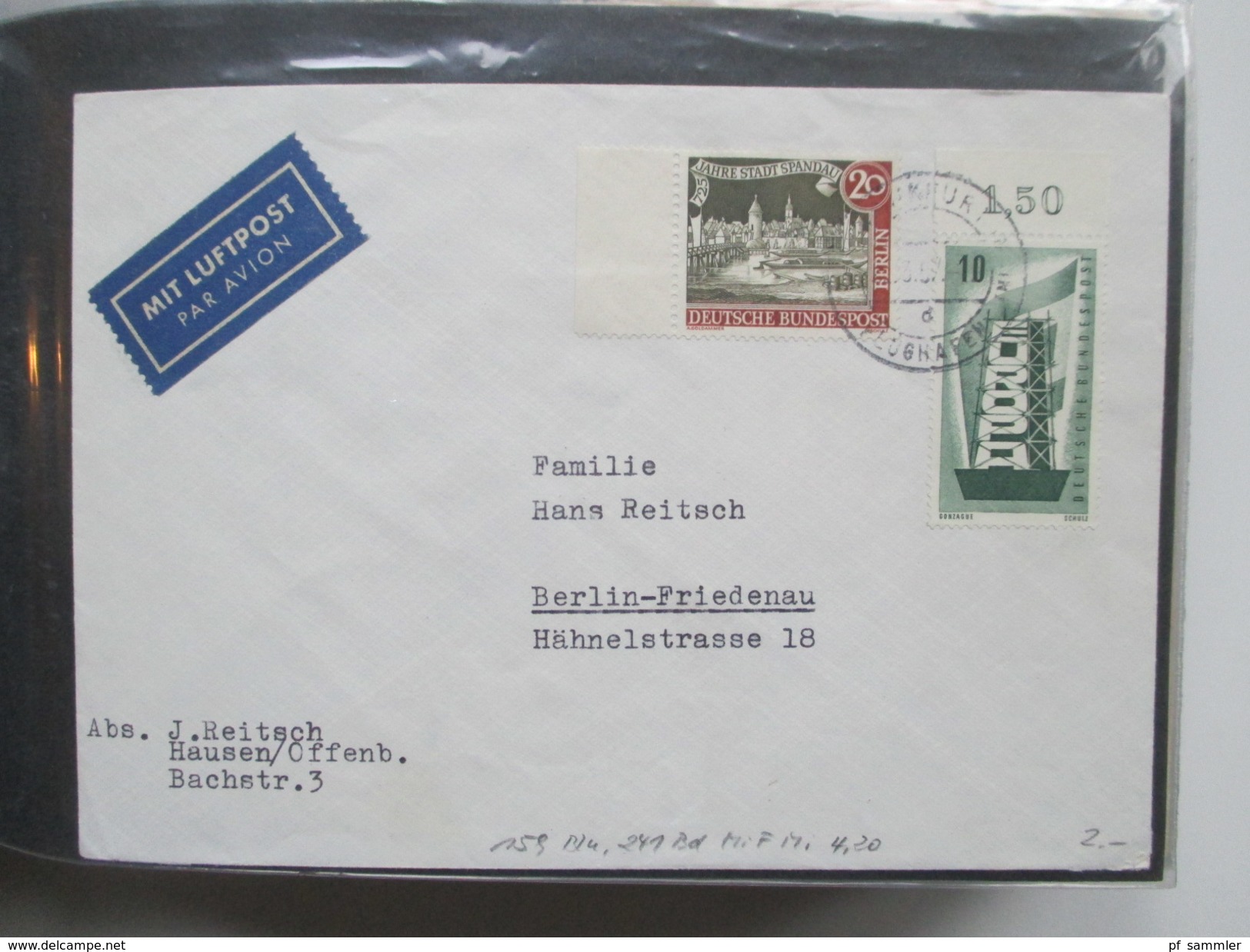 Berlin Belegesammlung 100 Briefe. Bedarf / FDC 1953 - 1972. Interessante Stücke / Stöberposten! Hoher Katalogwert!!