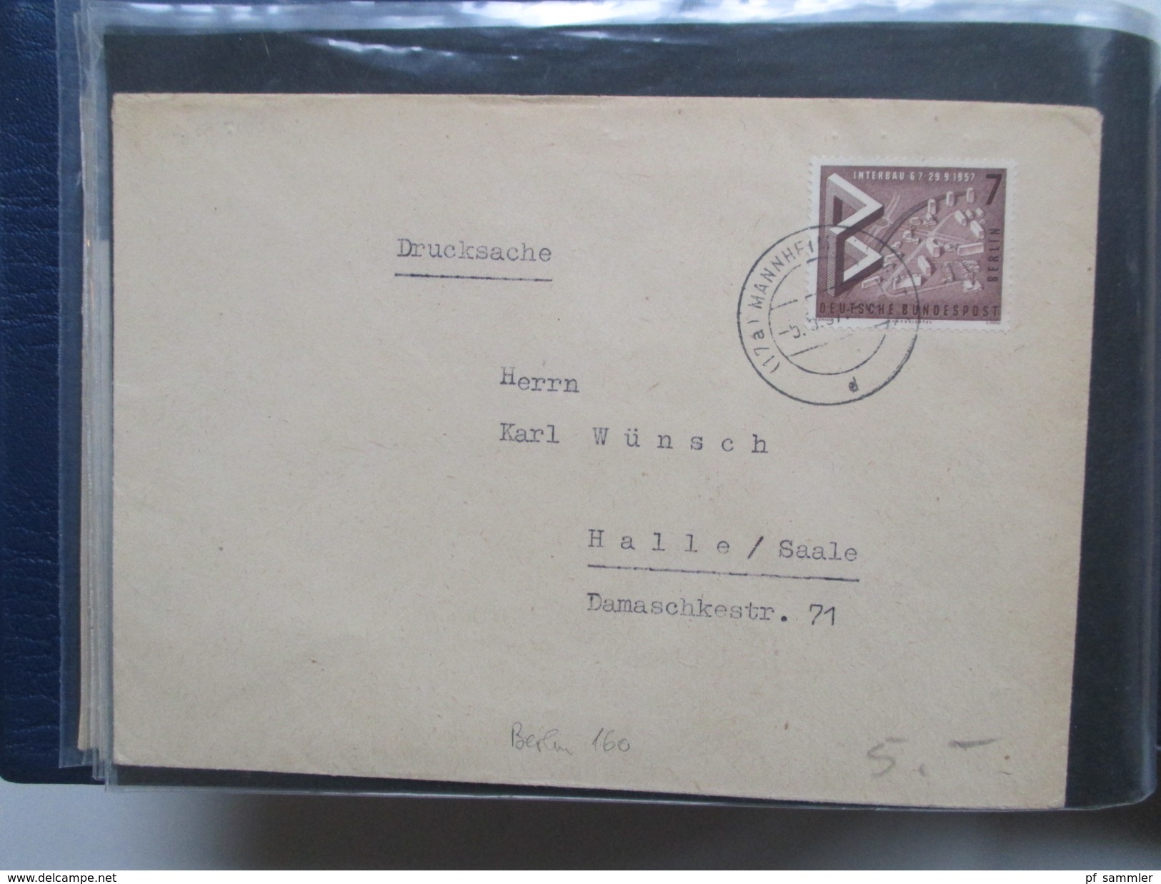 Berlin Belegesammlung 100 Briefe. Bedarf / FDC 1953 - 1972. Interessante Stücke / Stöberposten! Hoher Katalogwert!!