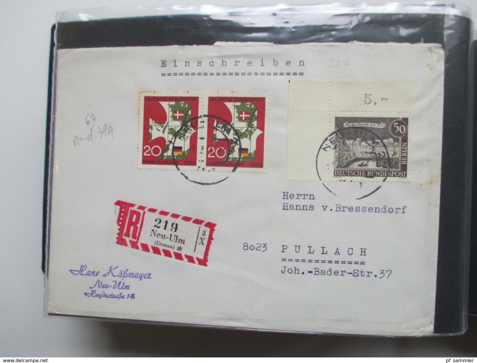 Berlin Belegesammlung 100 Briefe. Bedarf / FDC 1953 - 1972. Interessante Stücke / Stöberposten! Hoher Katalogwert!!