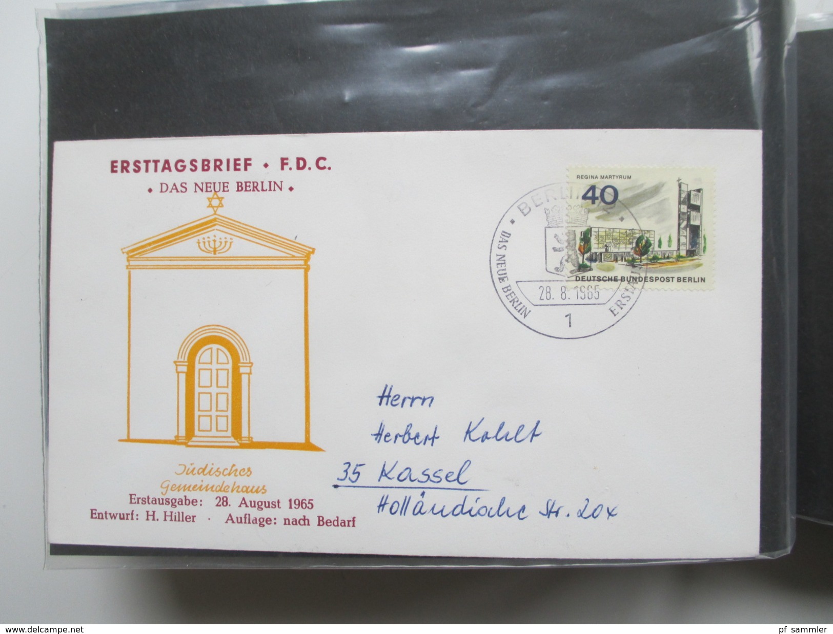 Berlin Belegesammlung 100 Briefe. Bedarf / FDC 1953 - 1972. Interessante Stücke / Stöberposten! Hoher Katalogwert!!