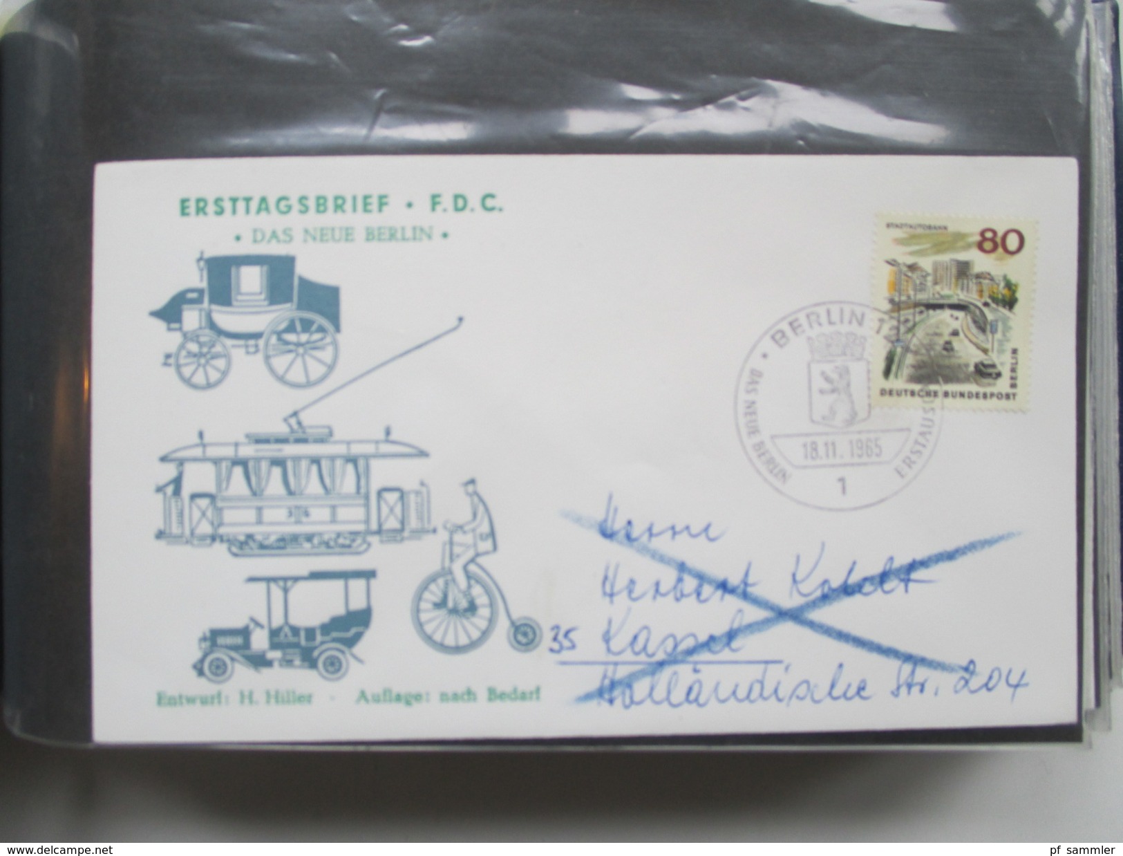 Berlin Belegesammlung 100 Briefe. Bedarf / FDC 1953 - 1972. Interessante Stücke / Stöberposten! Hoher Katalogwert!!