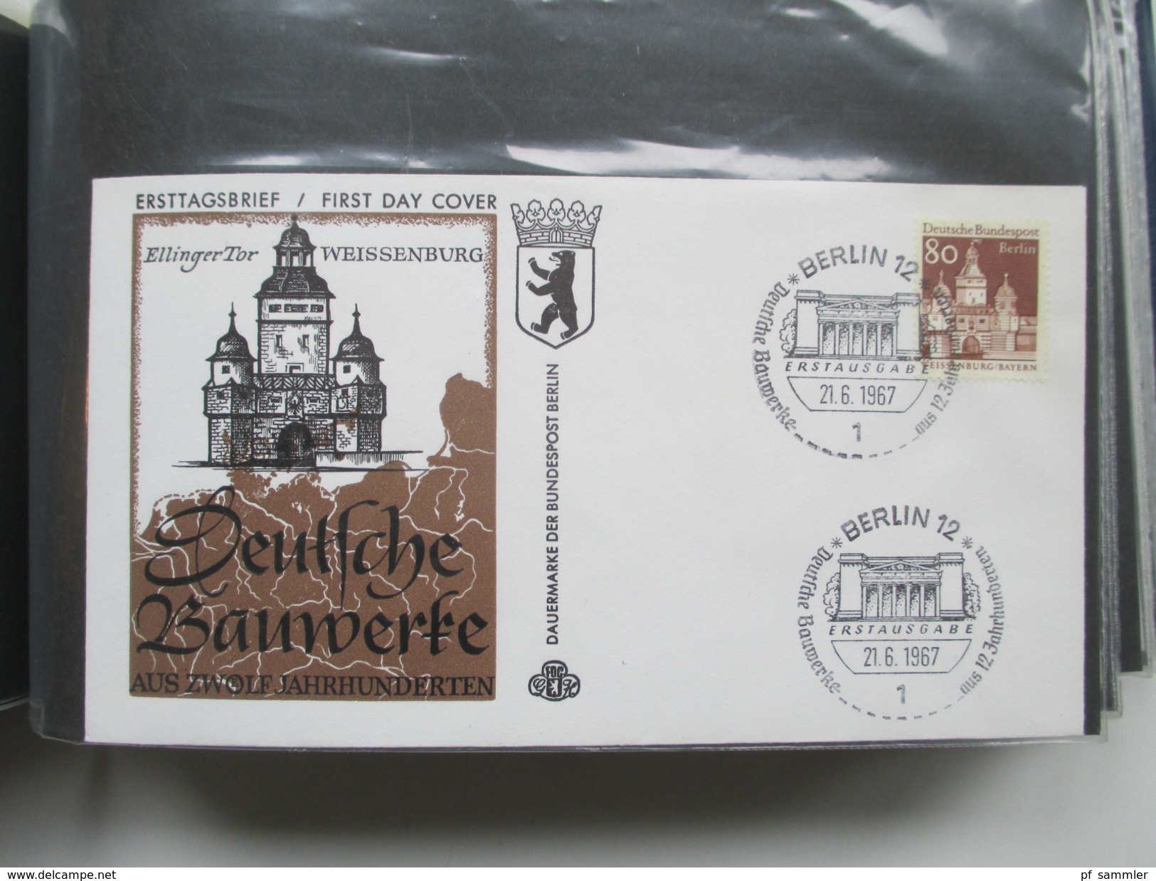 Berlin Belegesammlung 100 Briefe. Bedarf / FDC 1953 - 1972. Interessante Stücke / Stöberposten! Hoher Katalogwert!!