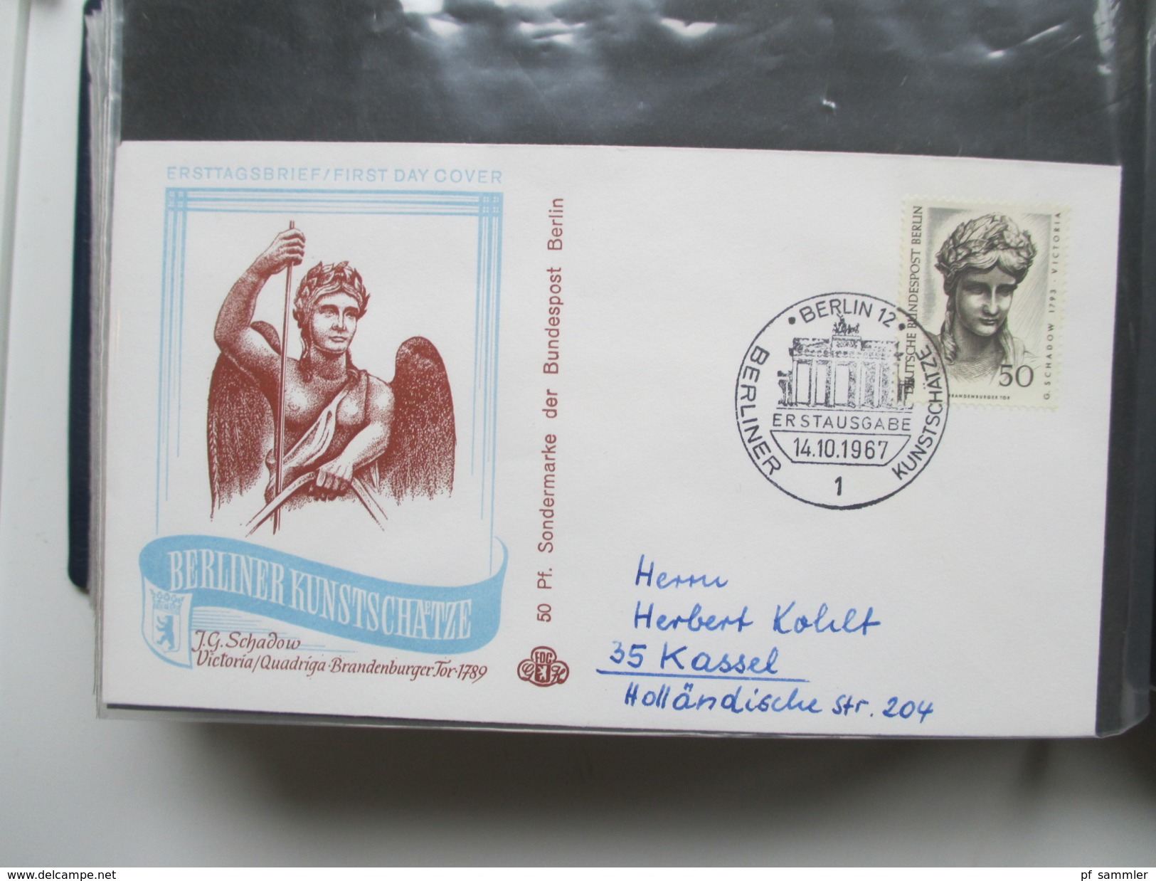 Berlin Belegesammlung 100 Briefe. Bedarf / FDC 1953 - 1972. Interessante Stücke / Stöberposten! Hoher Katalogwert!!