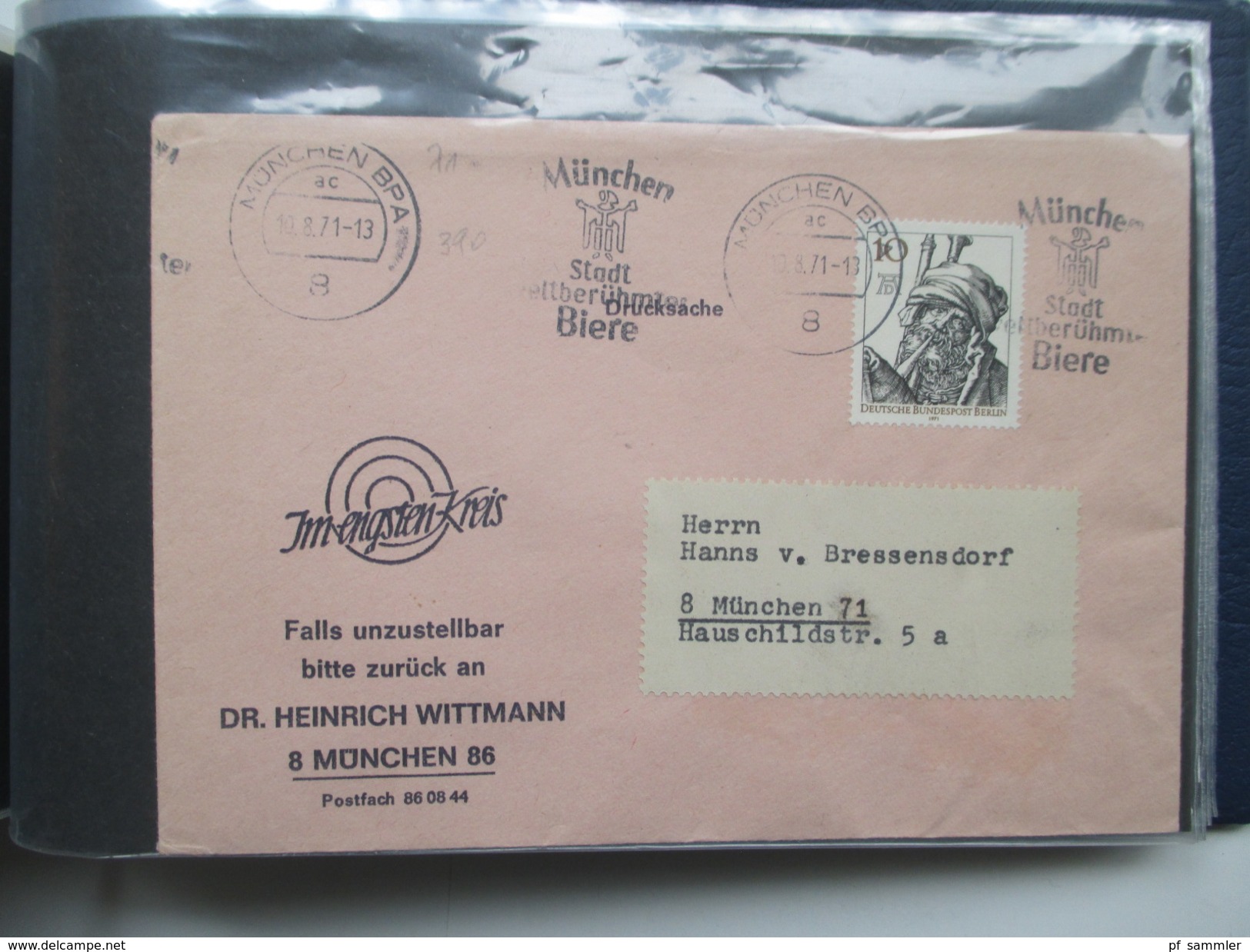 Berlin Belegesammlung 100 Briefe. Bedarf / FDC 1953 - 1972. Interessante Stücke / Stöberposten! Hoher Katalogwert!!