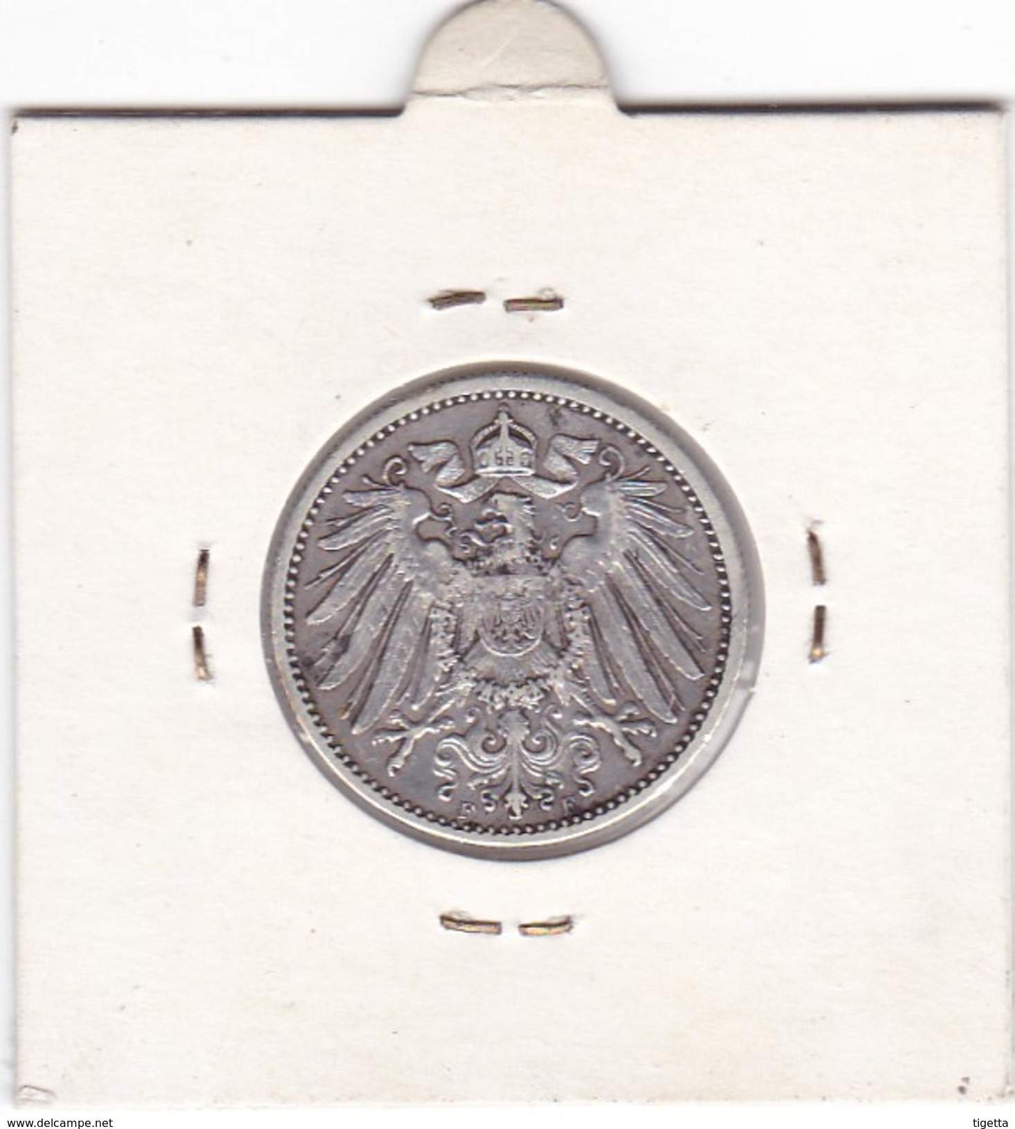 GERMANIA  1 MARK  1901 LETTERA F  COME DA FOTO - 1 Mark