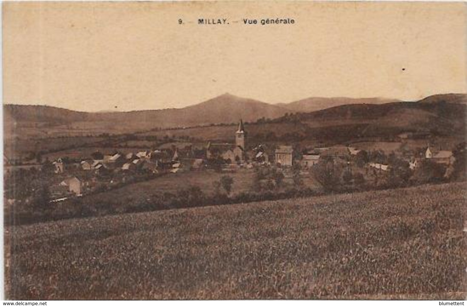 CPA Millay Dans Le Département De La Nièvre écrite - Saint-Honoré-les-Bains