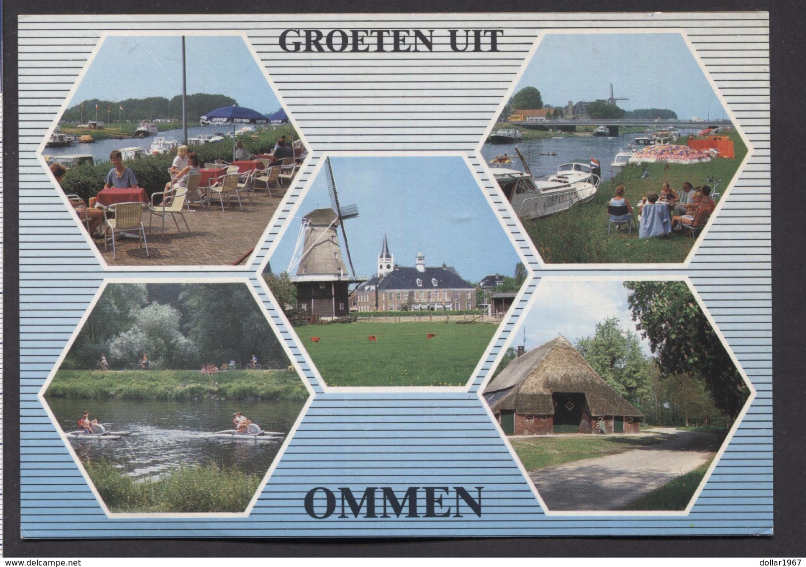 Groeten Uit Ommen 2-3-1990 - See The 2  Scans For Condition.( Originalscan !!! ) - Ommen