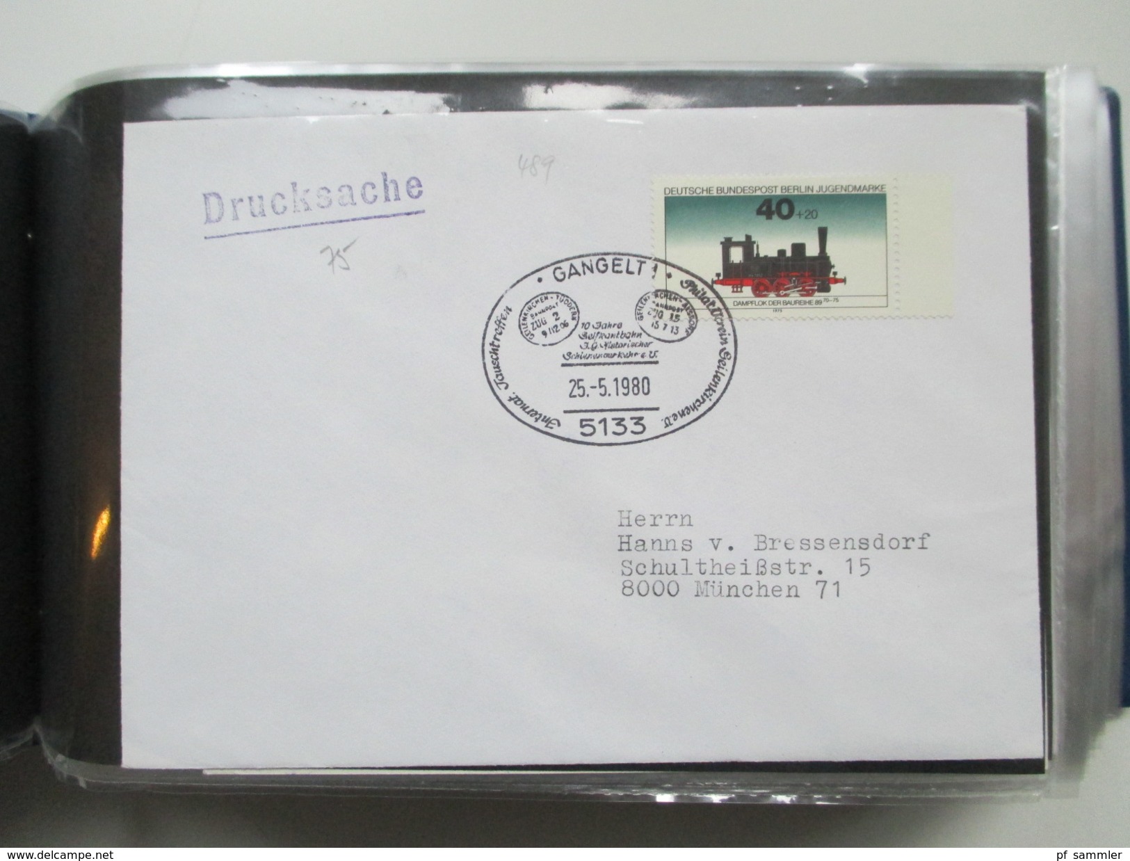 Berlin Belegesammlung 100 Briefe.Bedarf / FDC 1972-1975. Interessante Stücke / Stöberposten! Bund / Berlin Stempel. ATM