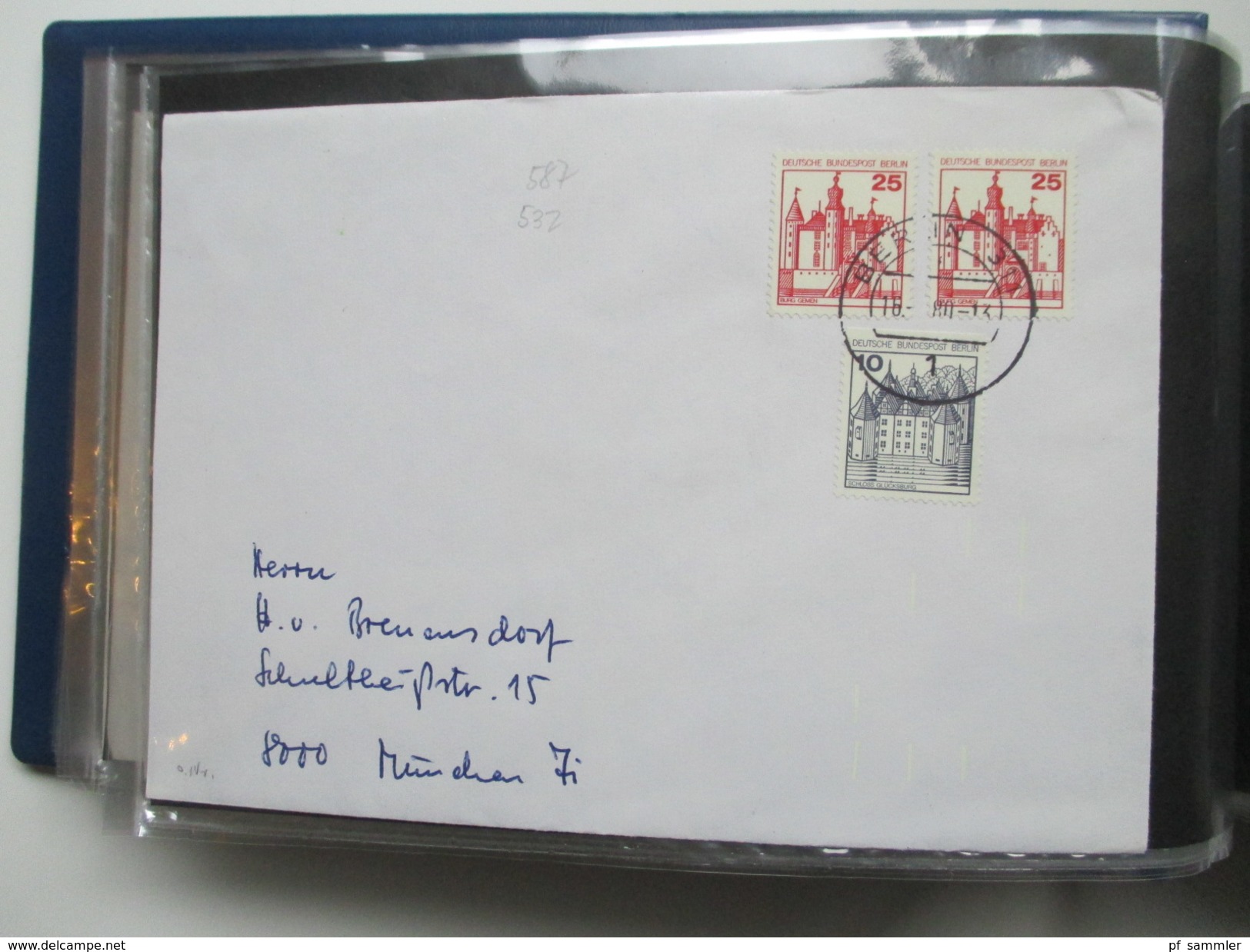 Berlin Belegesammlung 100 Briefe.Bedarf / FDC 1972-1975. Interessante Stücke / Stöberposten! Bund / Berlin Stempel. ATM