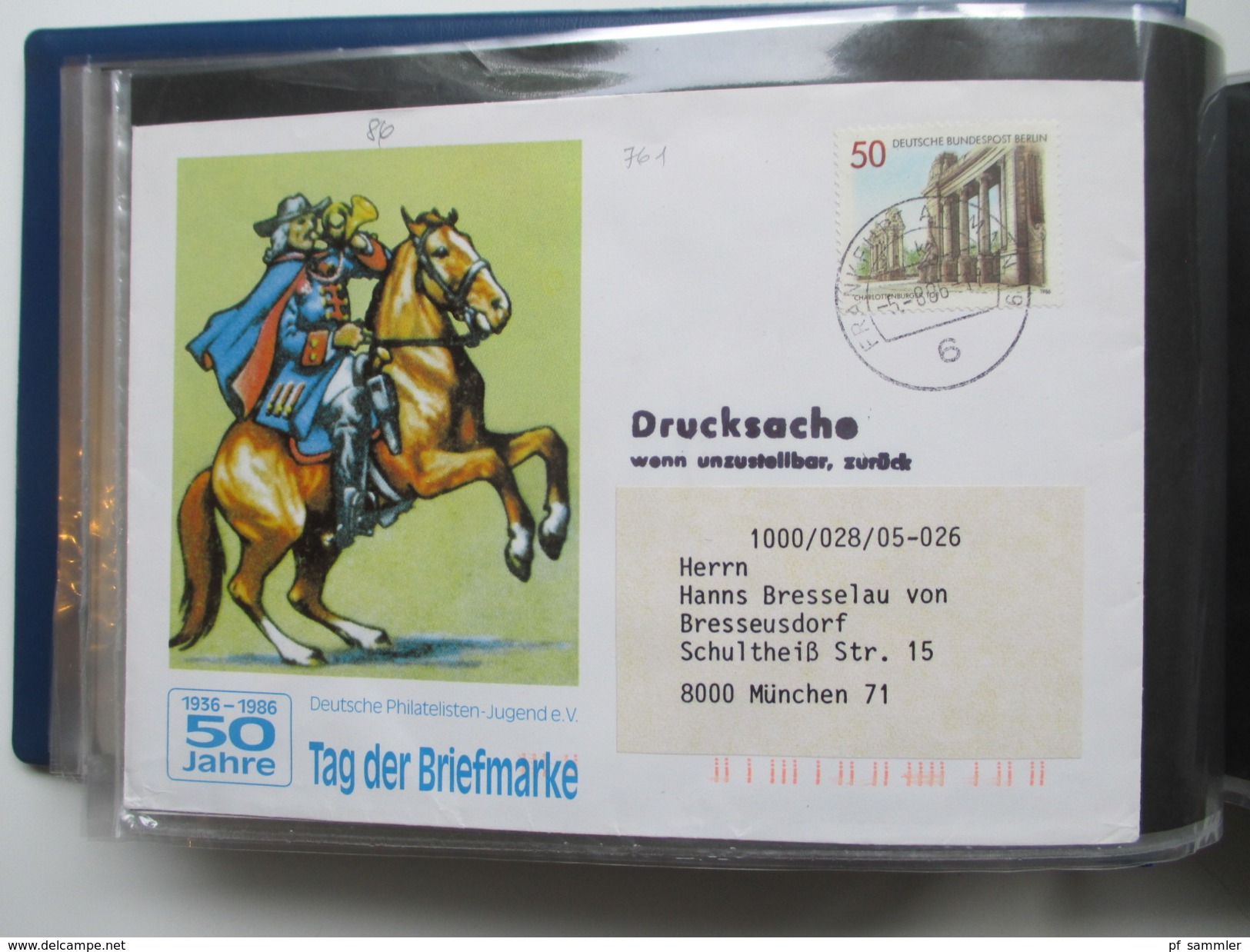 Berlin Belegesammlung 100 Briefe.Bedarf / FDC 1972-1975. Interessante Stücke / Stöberposten! Bund / Berlin Stempel. ATM