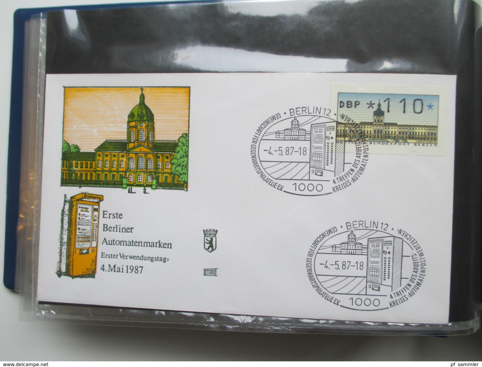 Berlin Belegesammlung 100 Briefe.Bedarf / FDC 1972-1975. Interessante Stücke / Stöberposten! Bund / Berlin Stempel. ATM