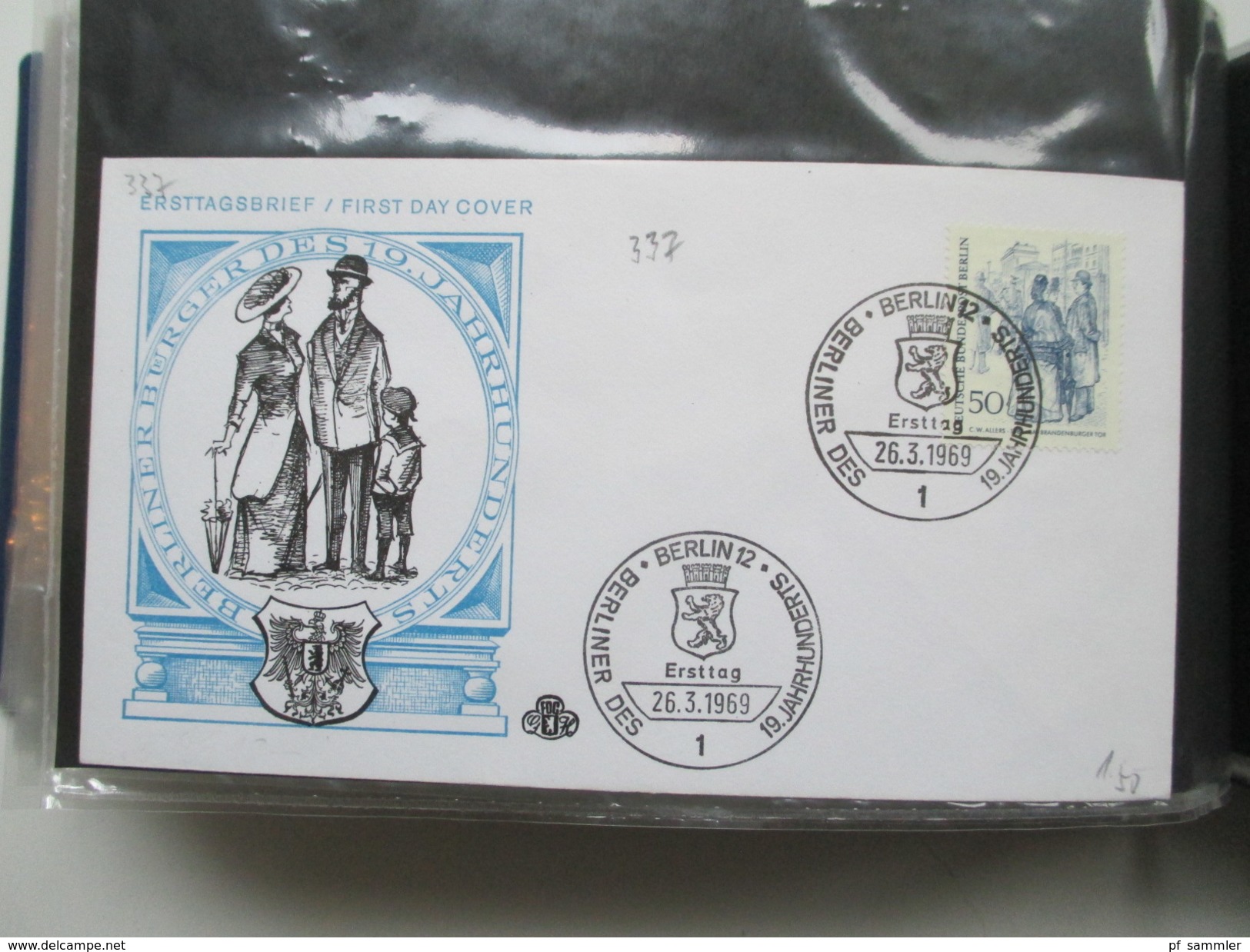 Berlin Belegesammlung 100 Briefe.Bedarf / FDC 1972-1975. Interessante Stücke / Stöberposten! Bund / Berlin Stempel. ATM