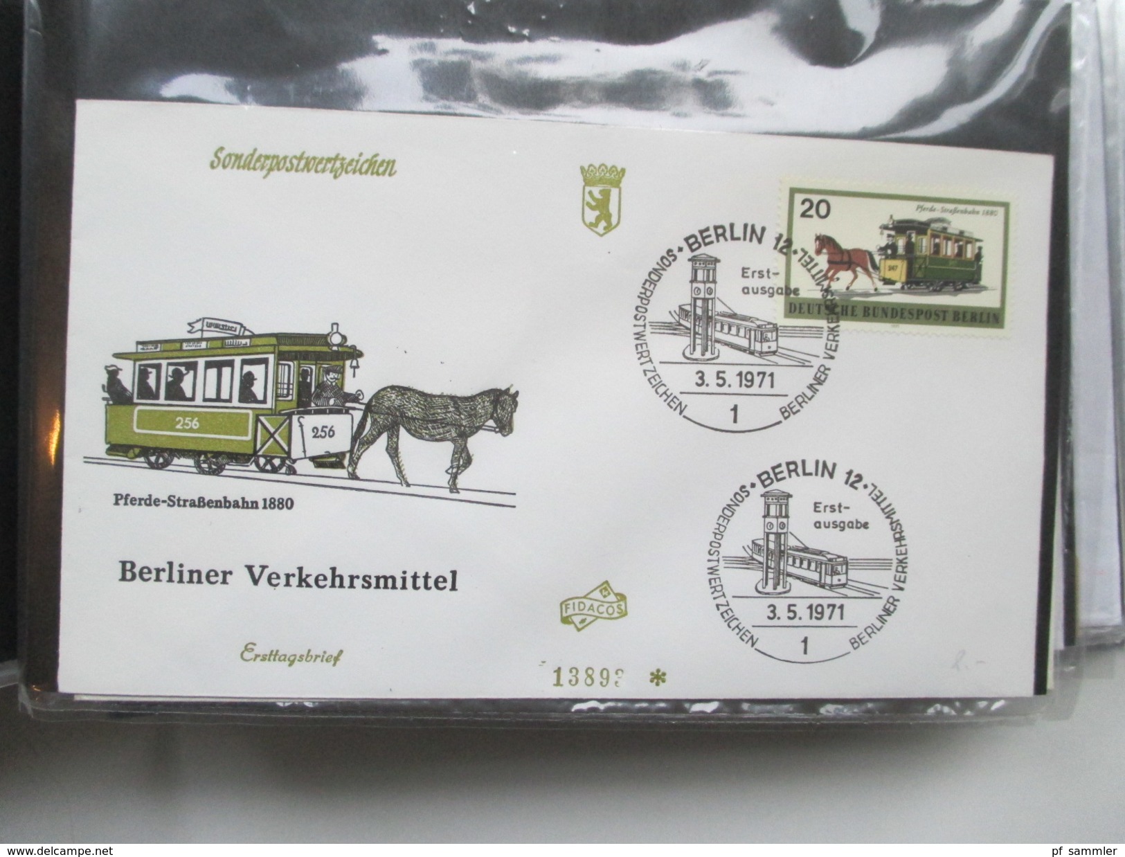 Berlin Belegesammlung 100 Briefe.Bedarf / FDC 1972-1975. Interessante Stücke / Stöberposten! Bund / Berlin Stempel. ATM