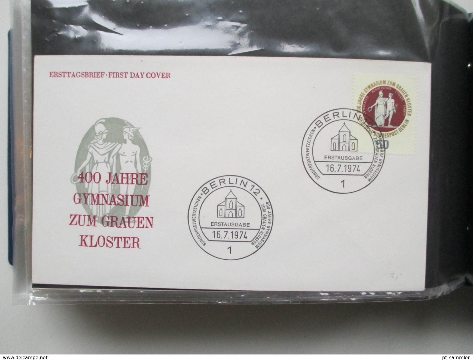 Berlin Belegesammlung 100 Briefe.Bedarf / FDC 1972-1975. Interessante Stücke / Stöberposten! Bund / Berlin Stempel. ATM