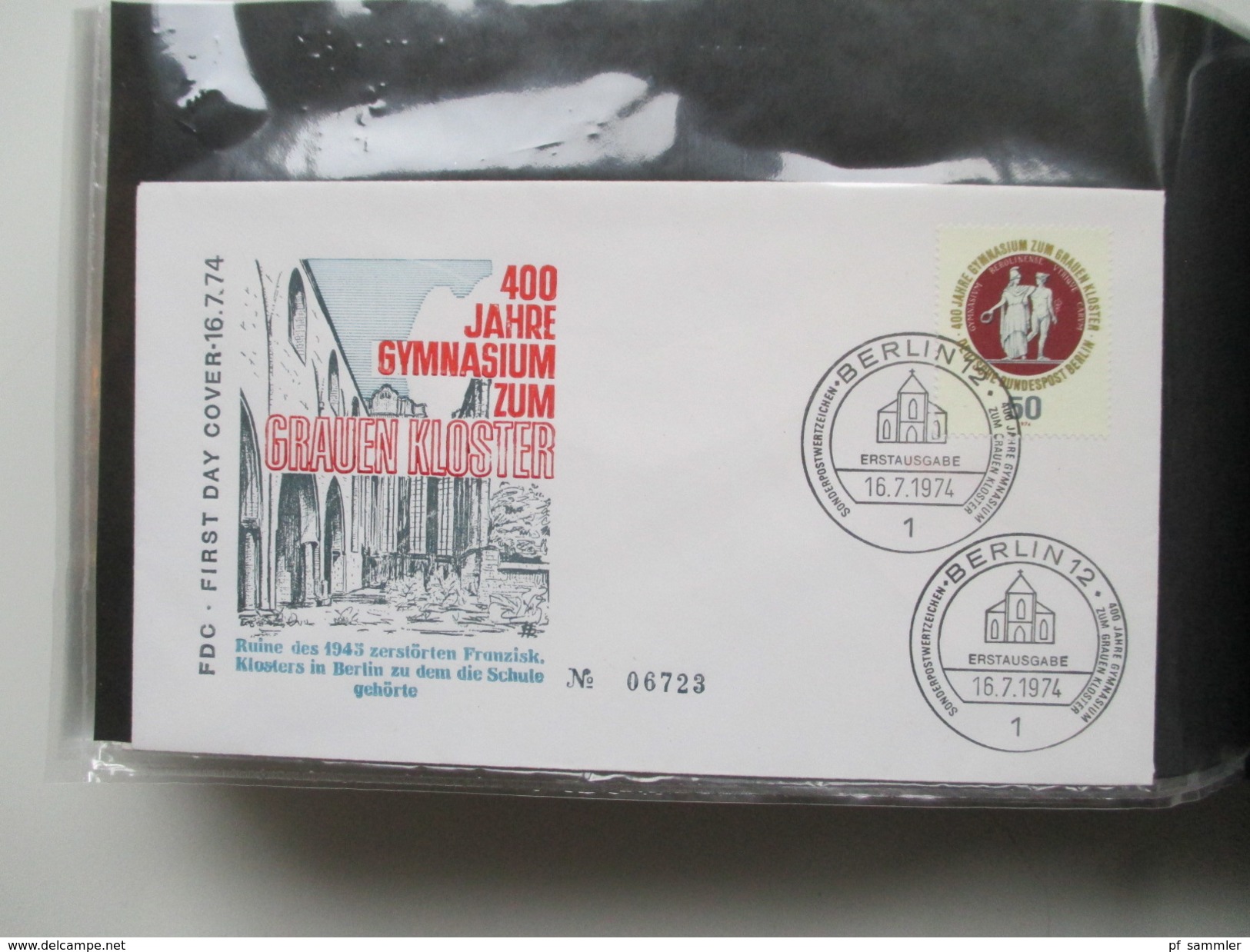 Berlin Belegesammlung 100 Briefe.Bedarf / FDC 1972-1975. Interessante Stücke / Stöberposten! Bund / Berlin Stempel. ATM