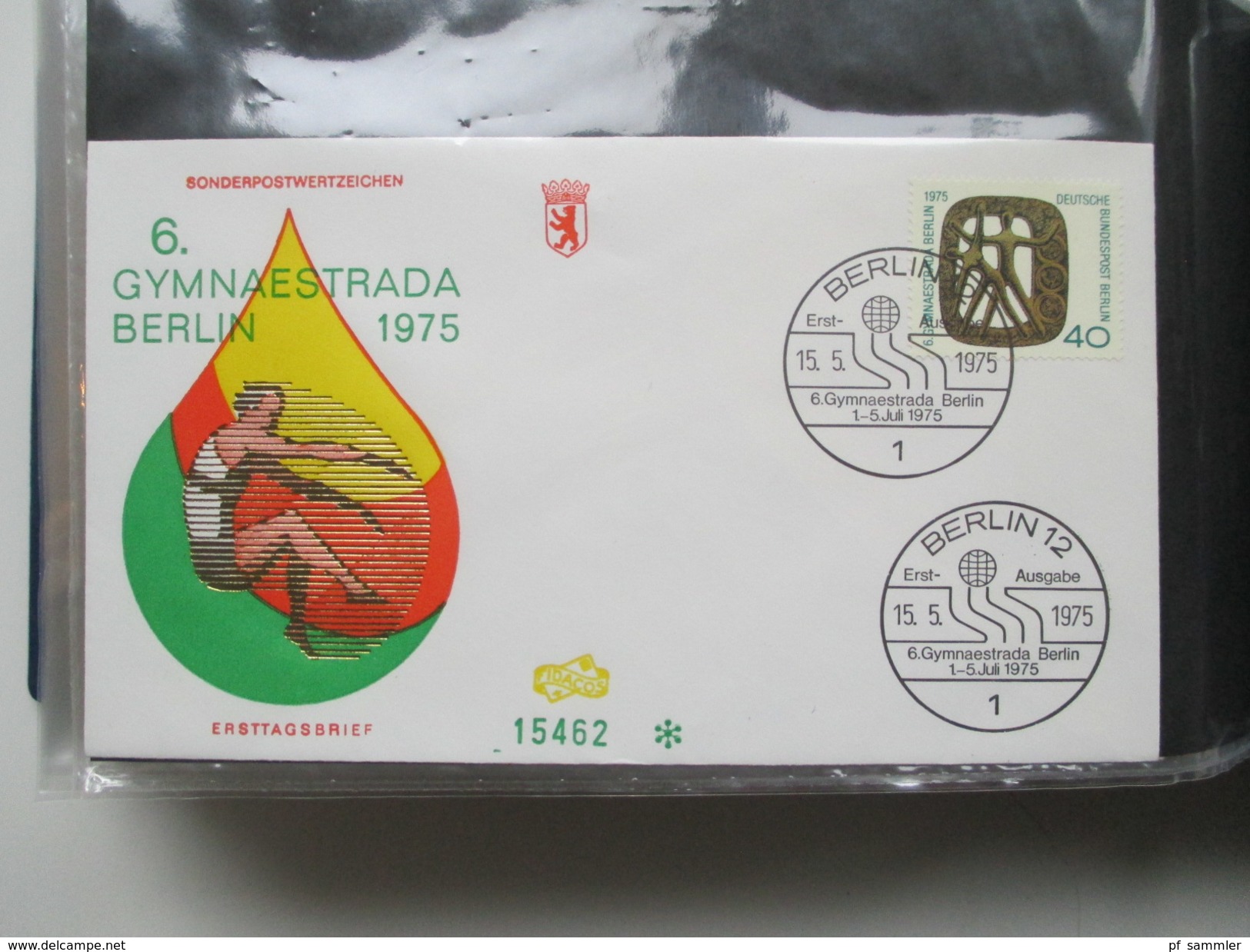 Berlin Belegesammlung 100 Briefe.Bedarf / FDC 1972-1975. Interessante Stücke / Stöberposten! Bund / Berlin Stempel. ATM