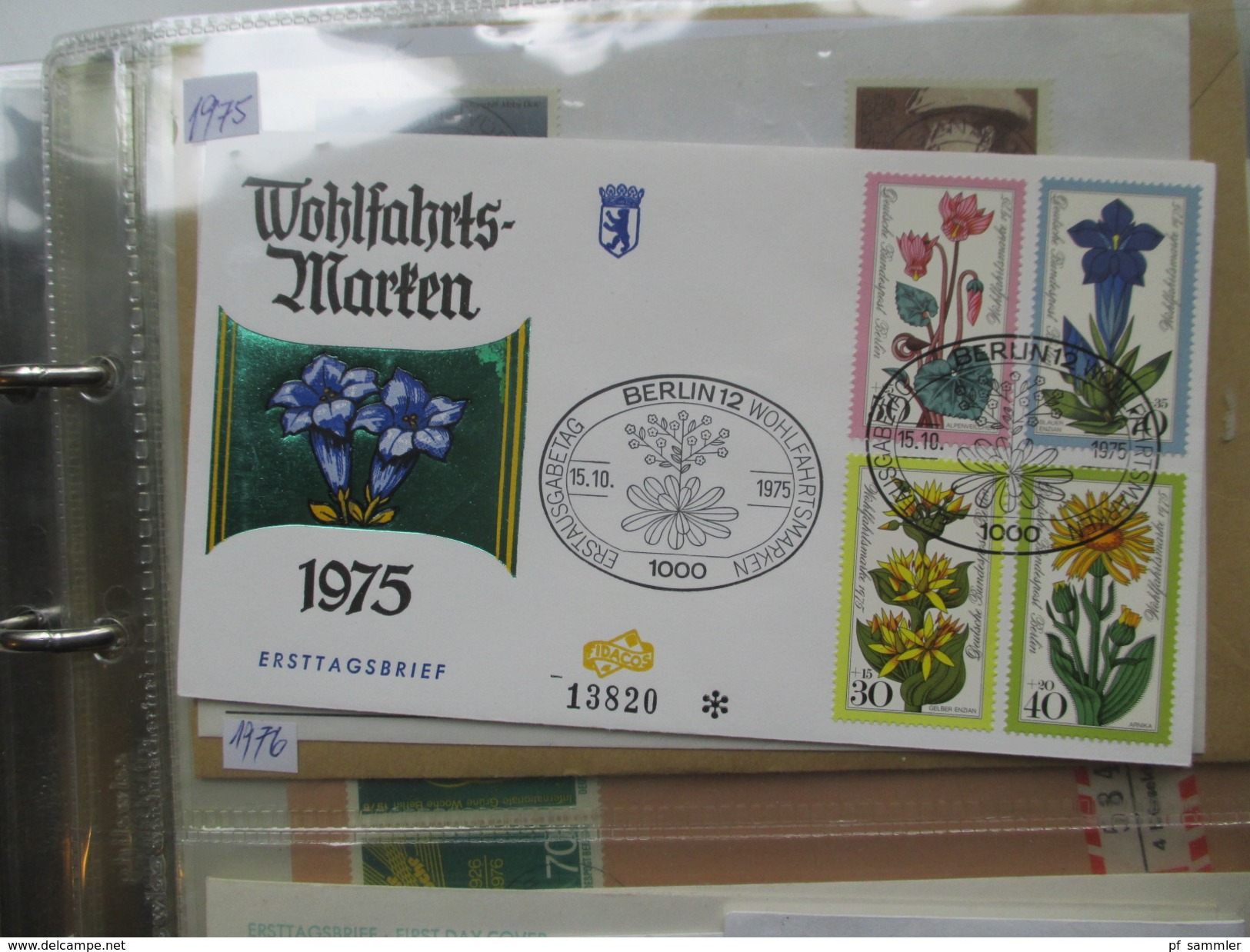 Berlin Belegesammlung ca. 100 Briefe.Bedarf / FDC 1976-1991. Interessante Stücke / Stöberposten! Bund / Berlin Stempel.