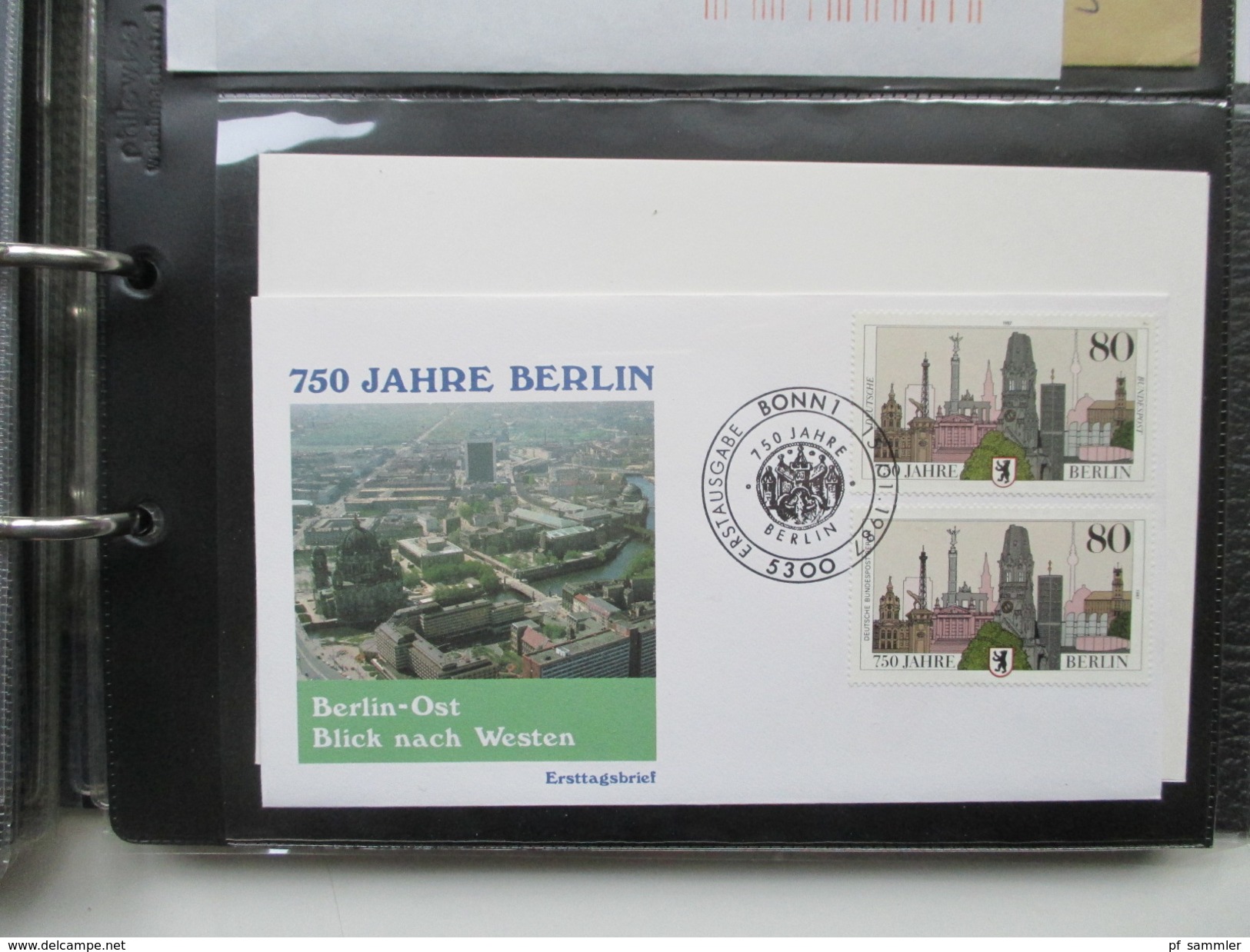 Berlin Belegesammlung ca. 100 Briefe.Bedarf / FDC 1976-1991. Interessante Stücke / Stöberposten! Bund / Berlin Stempel.