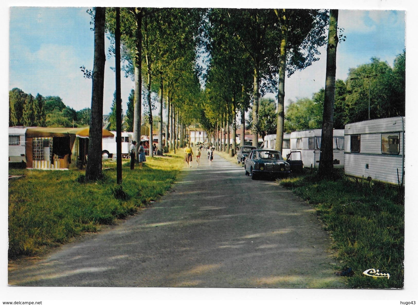 BRAY SUR SOMME - LE CAMPING - CPSM GF VOYAGEE - Bray Sur Somme