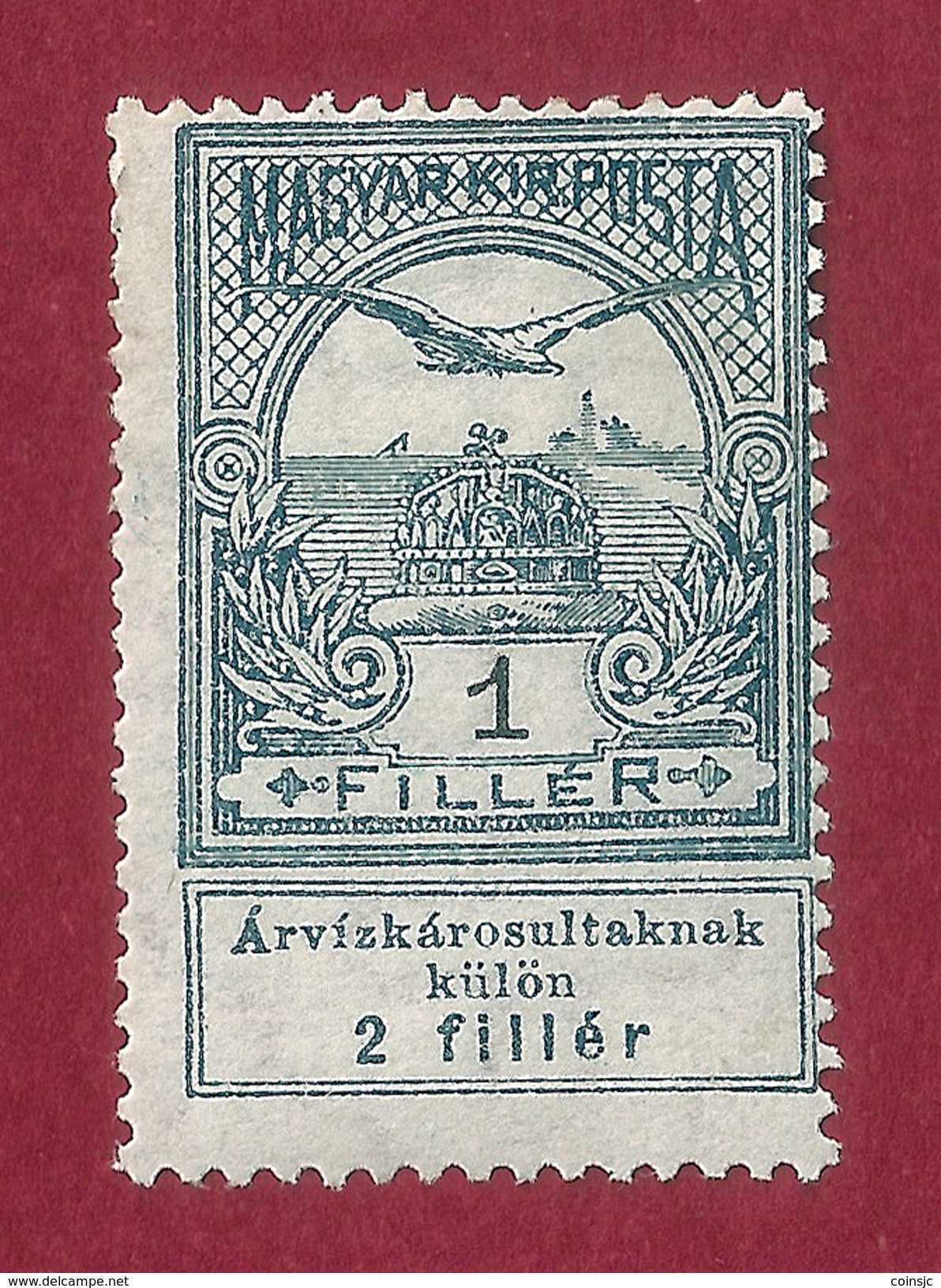 Hungría - 1 F - 1913 - Unused Stamps
