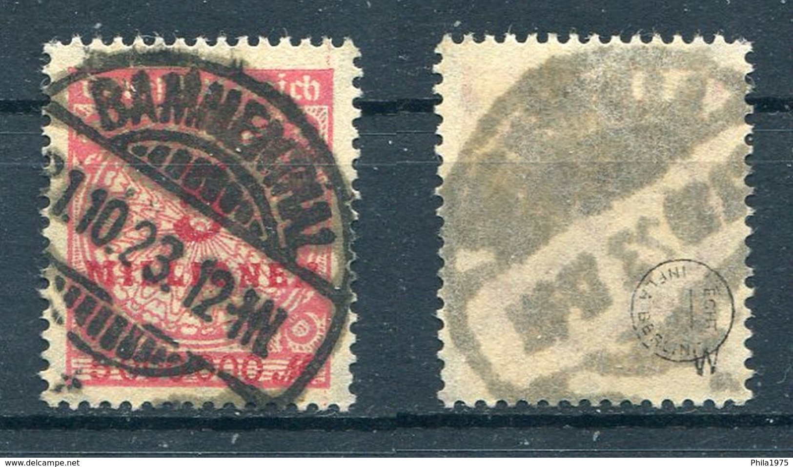 Deutsches Reich Michel-Nr. 317W Vollstempel - Geprüft - Gebraucht