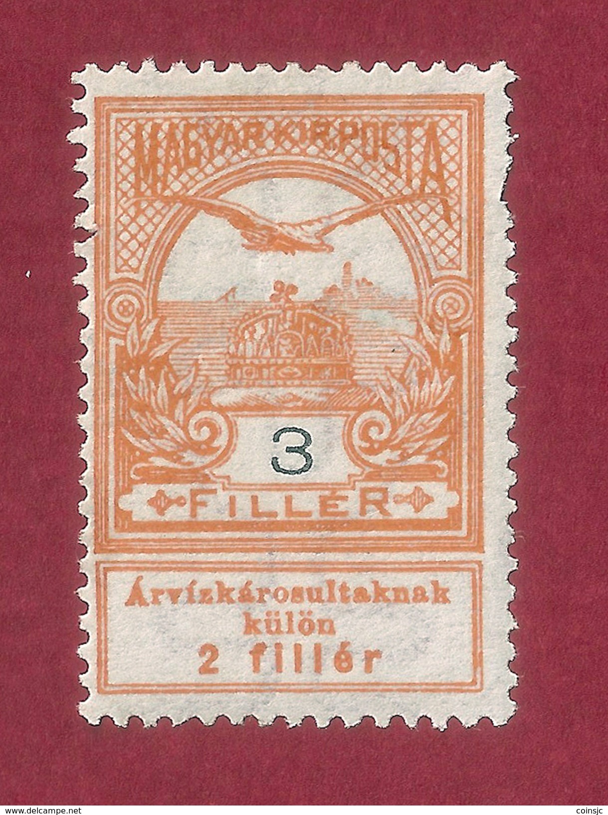 Hungría - 3 F - 1913 - Unused Stamps