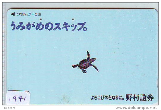 Télécarte Japon * TURTLE *  (1971) PHONECARD JAPAN *  * TORTUE *   TELEFONKARTE * SCHILDKRÖTE - Turtles