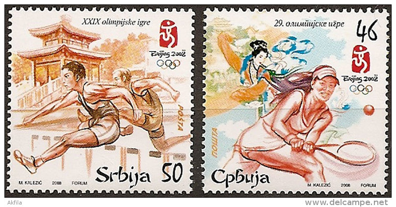 Serbia, 2008, Olympic Games In Beijing, MNH (**) - Serbia