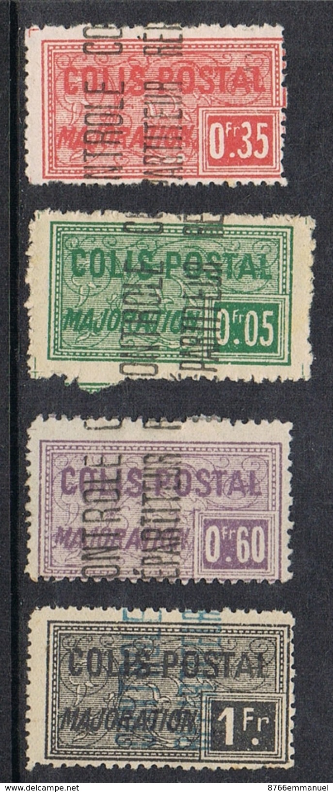 ALGERIE COLIS POSTAL N°10, 12, 13 ET 14 N* - Colis Postaux